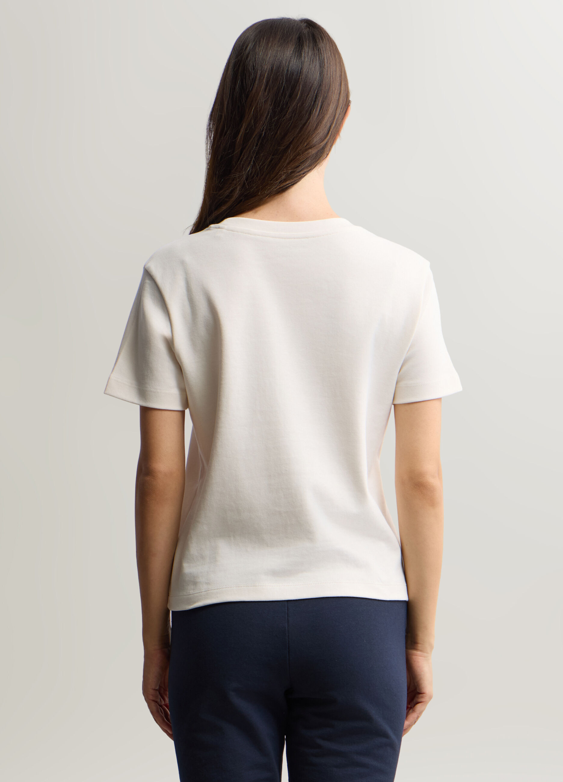 T-shirt girocollo donna_1
