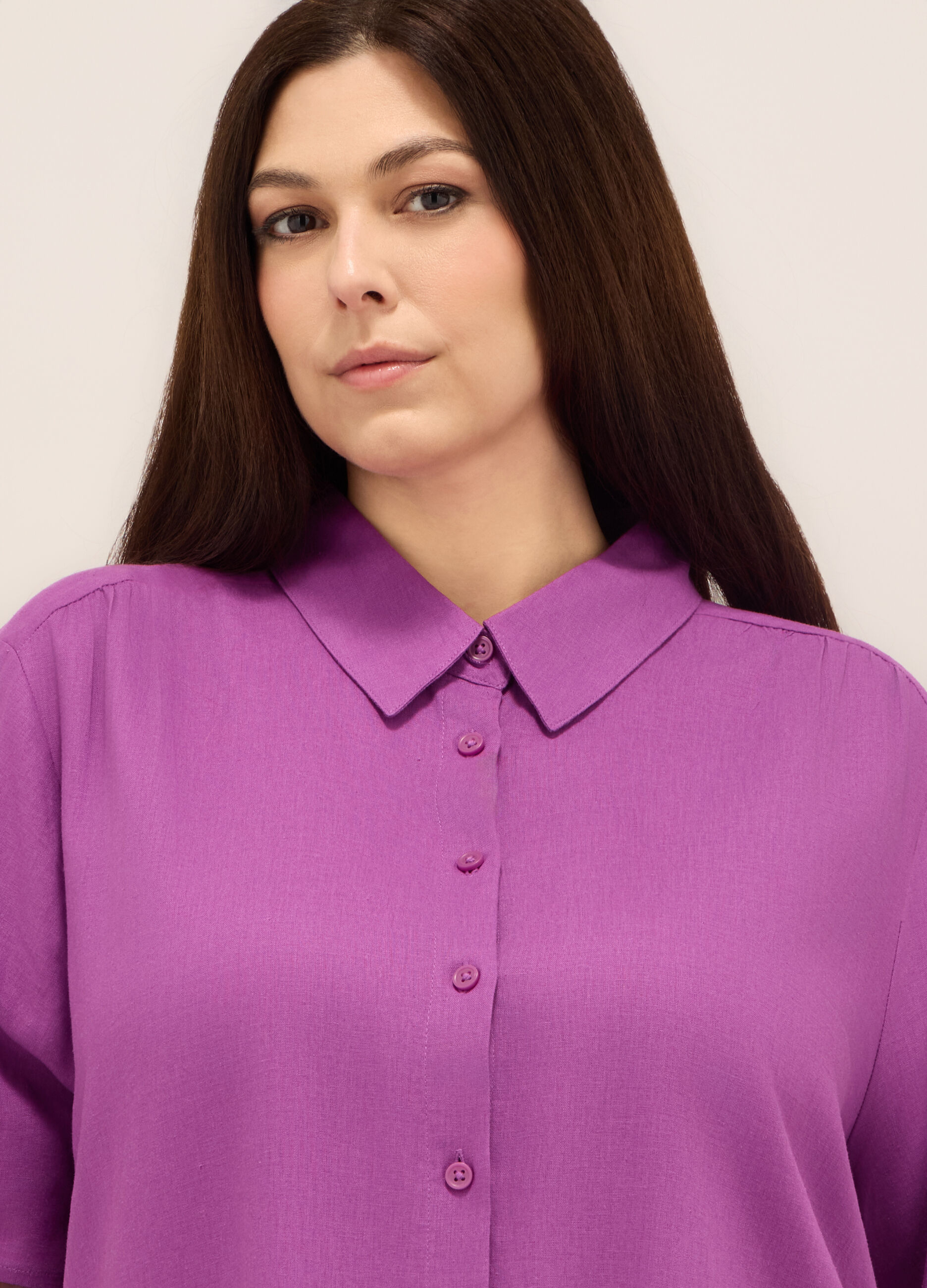 Camicia misto lino donna curvy_2