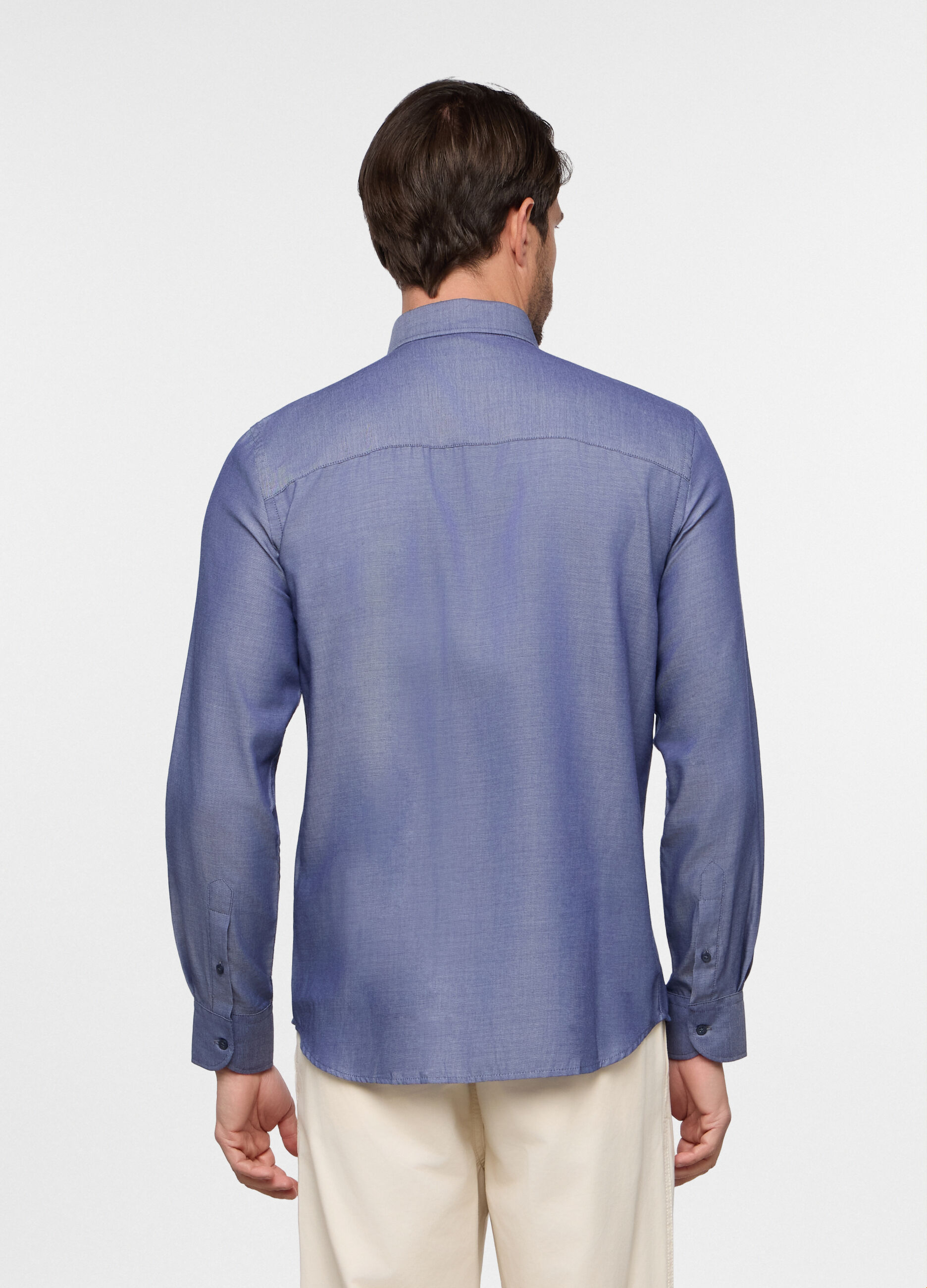 Camicia regular fit colletto button down uomo_1