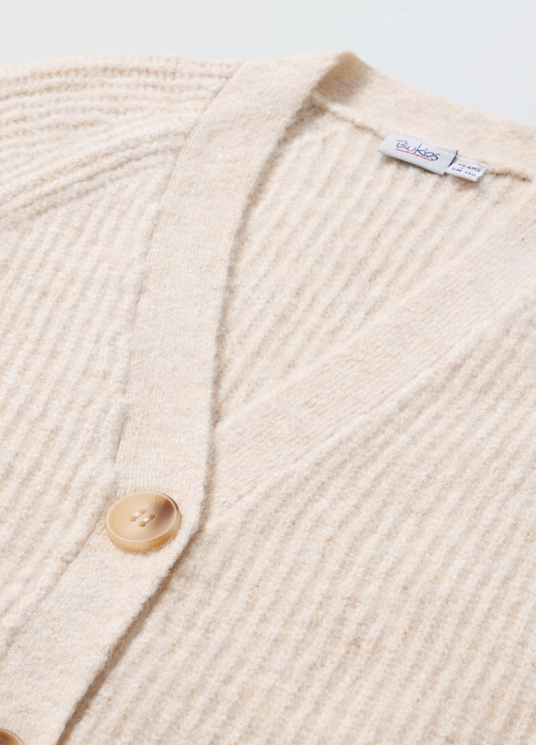 Cardigan misto lana ragazza_1