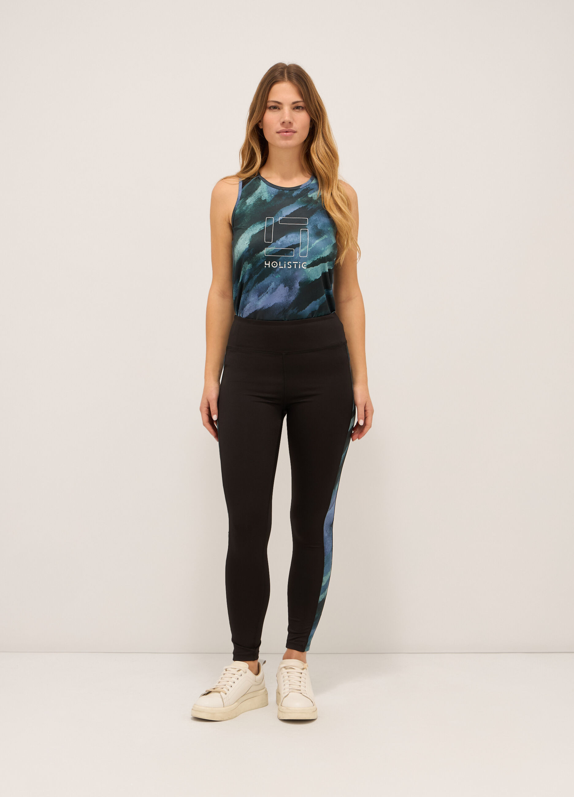 Leggings fitness in jersey stretch donna_0