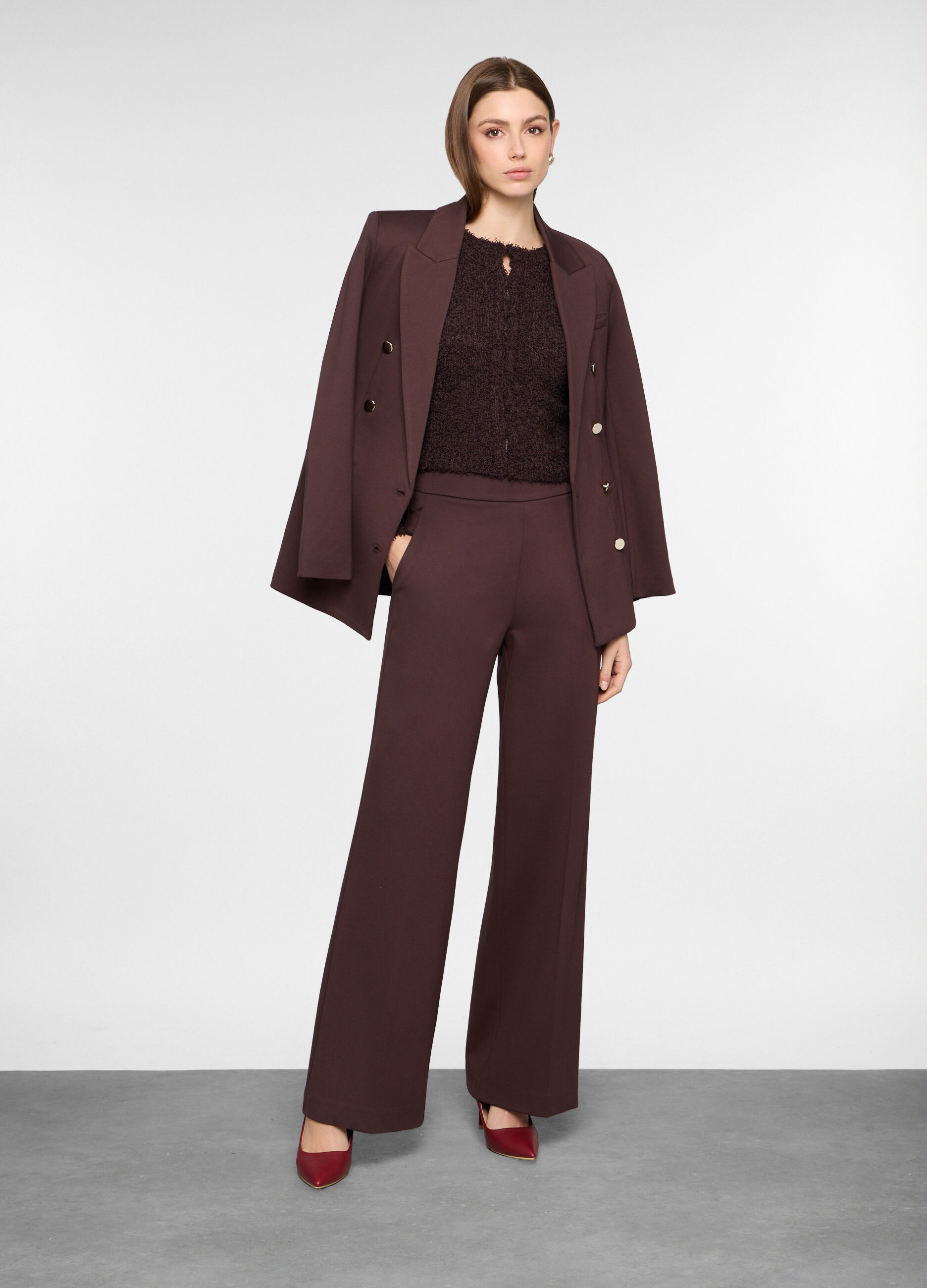 Cardigan girocollo operato donna_1