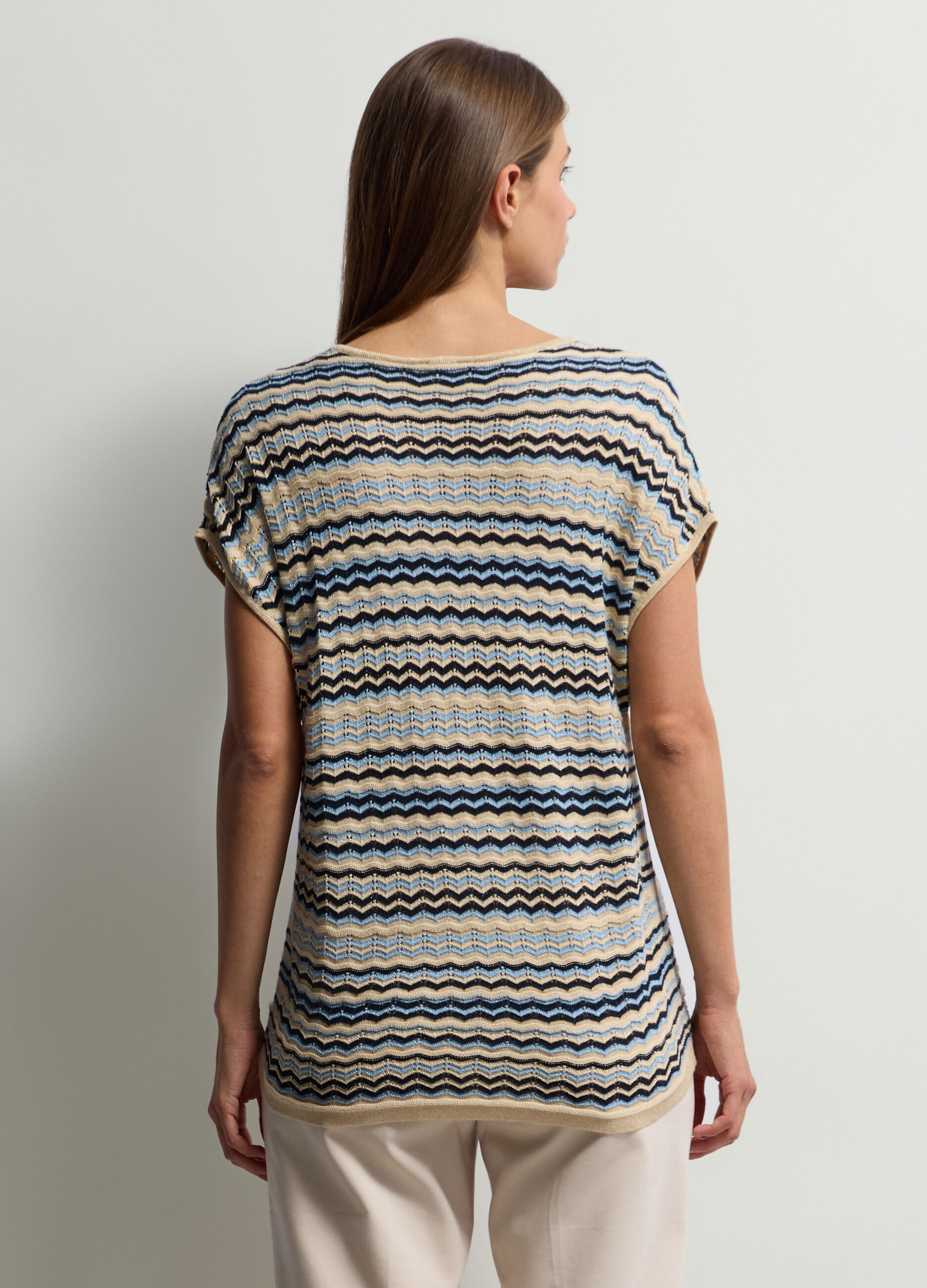 Maglia kimono girocollo operata donna_1