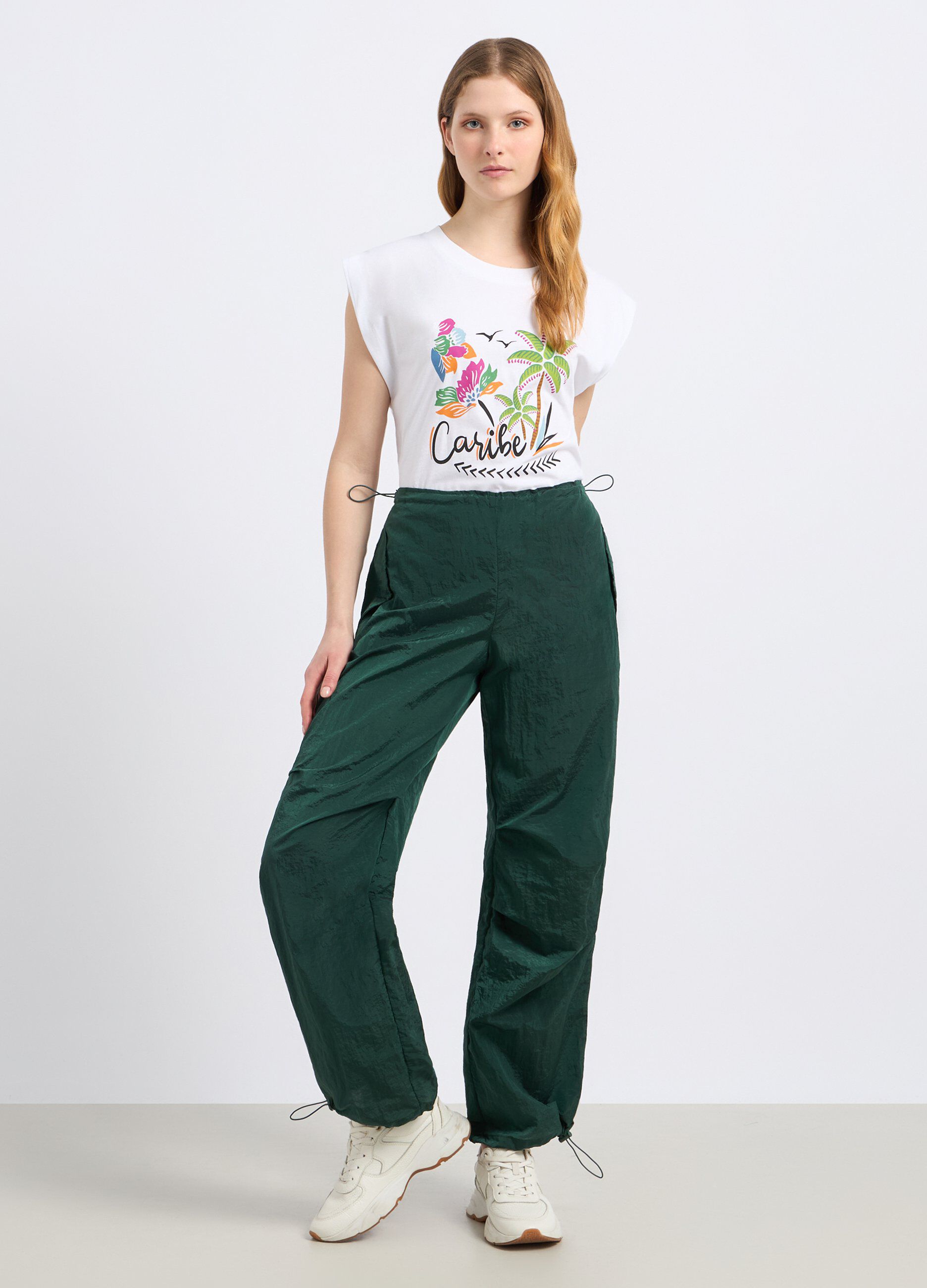 Pantaloni parachute donna_0