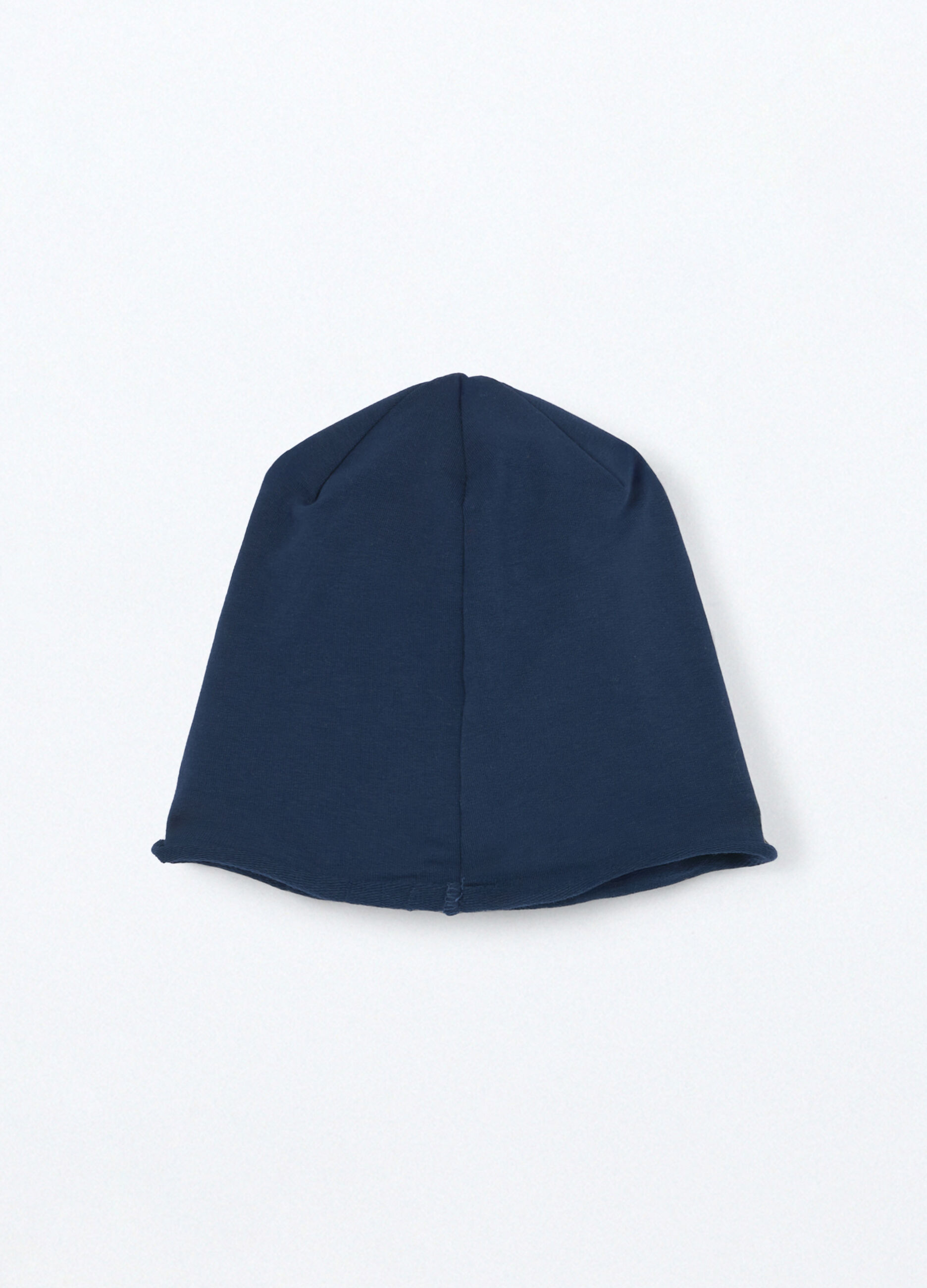 Berretto in french terry di cotone stretch bambino_1