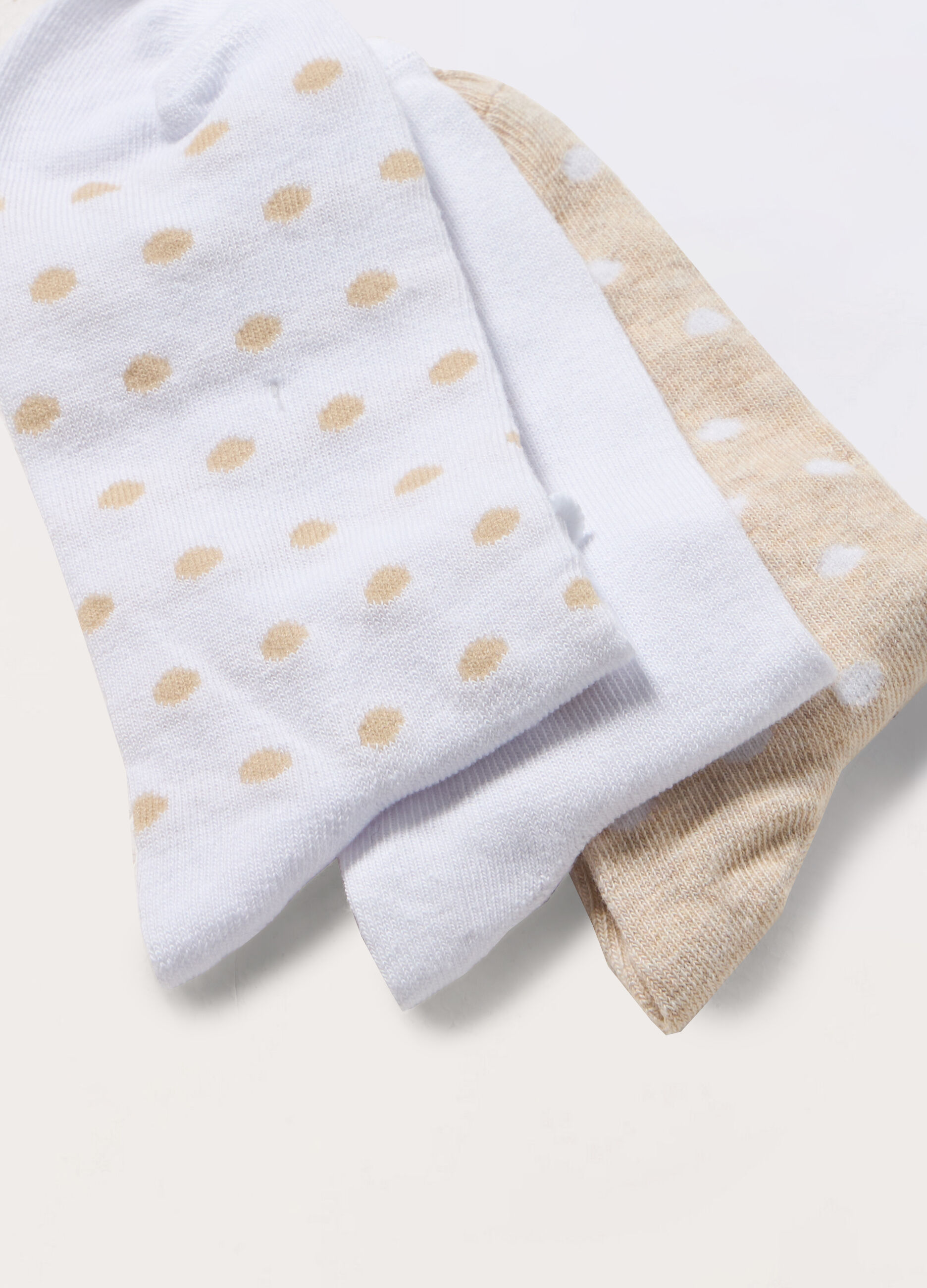 Pack 3 calze corte misto cotone donna_1