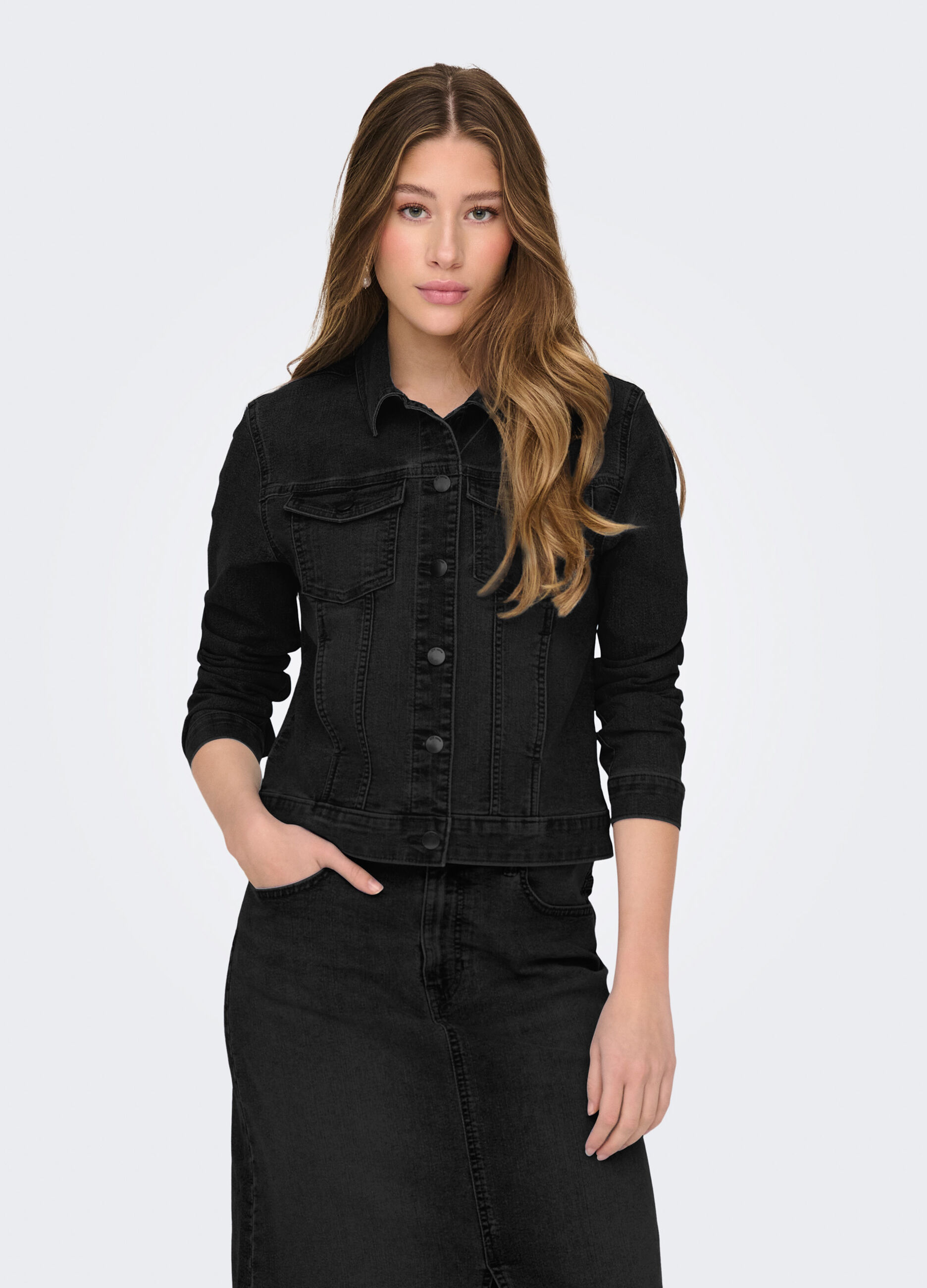 Giacca in denim donna_0