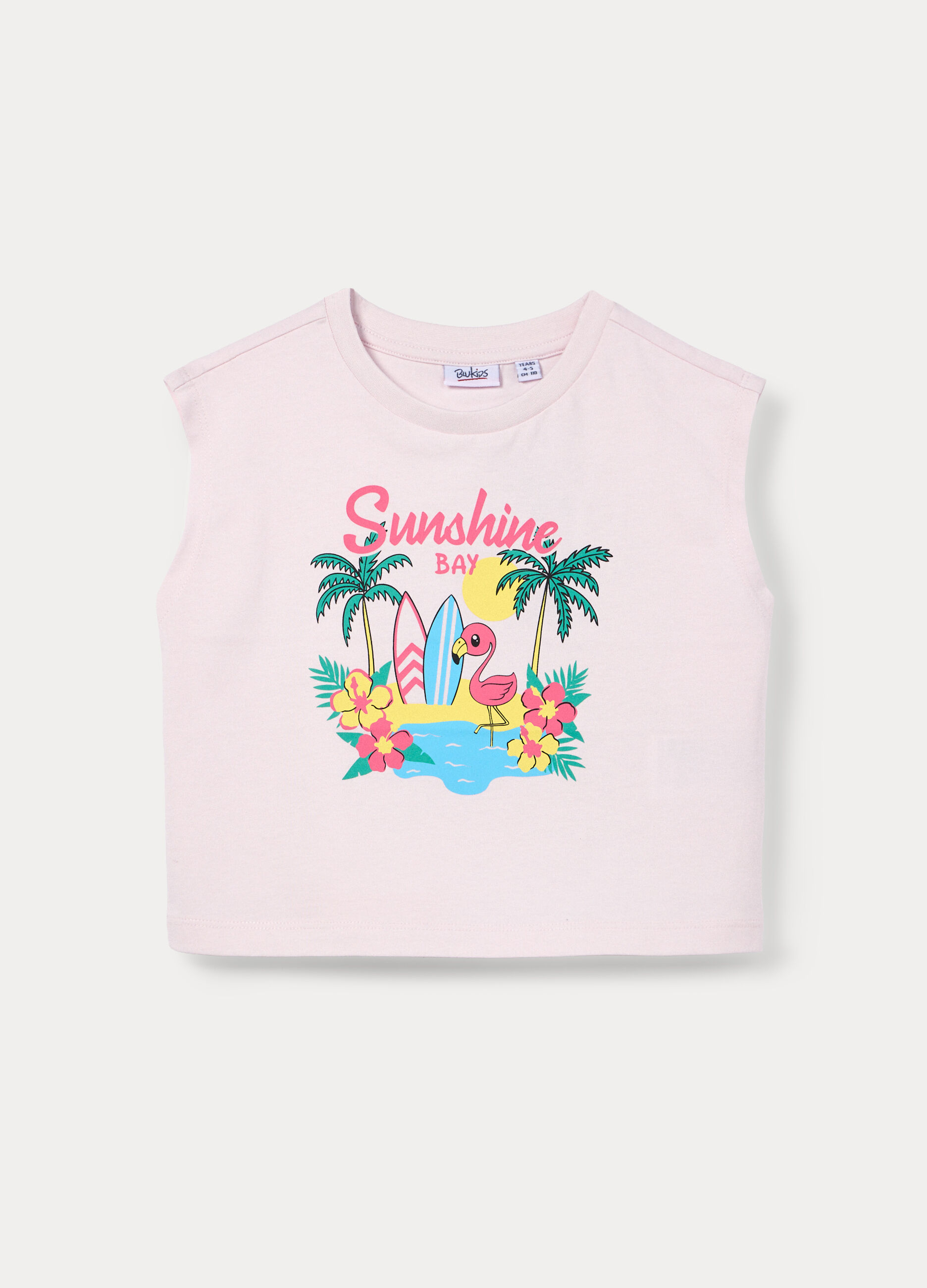 Top in jersey di puro cotone bambina_0
