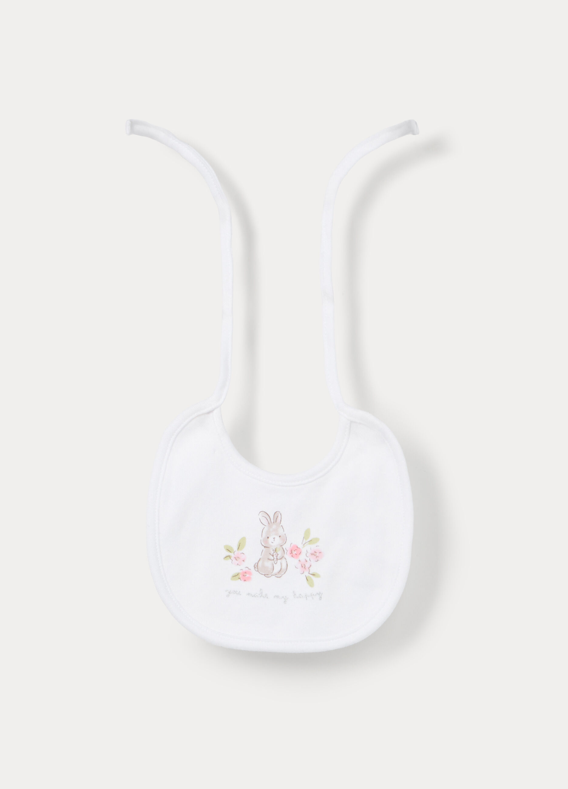 Bavaglini in interlock di puro cotone neonata_0