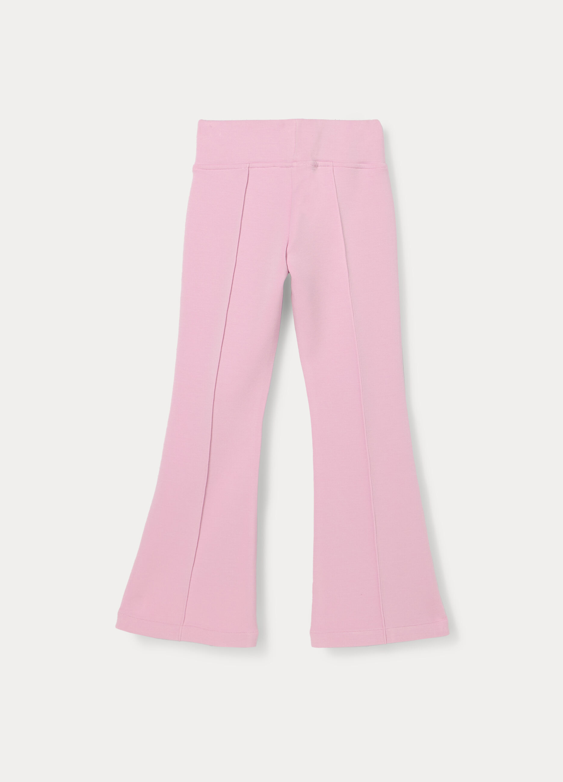 Jogger flare fit misto cotone bambina_1