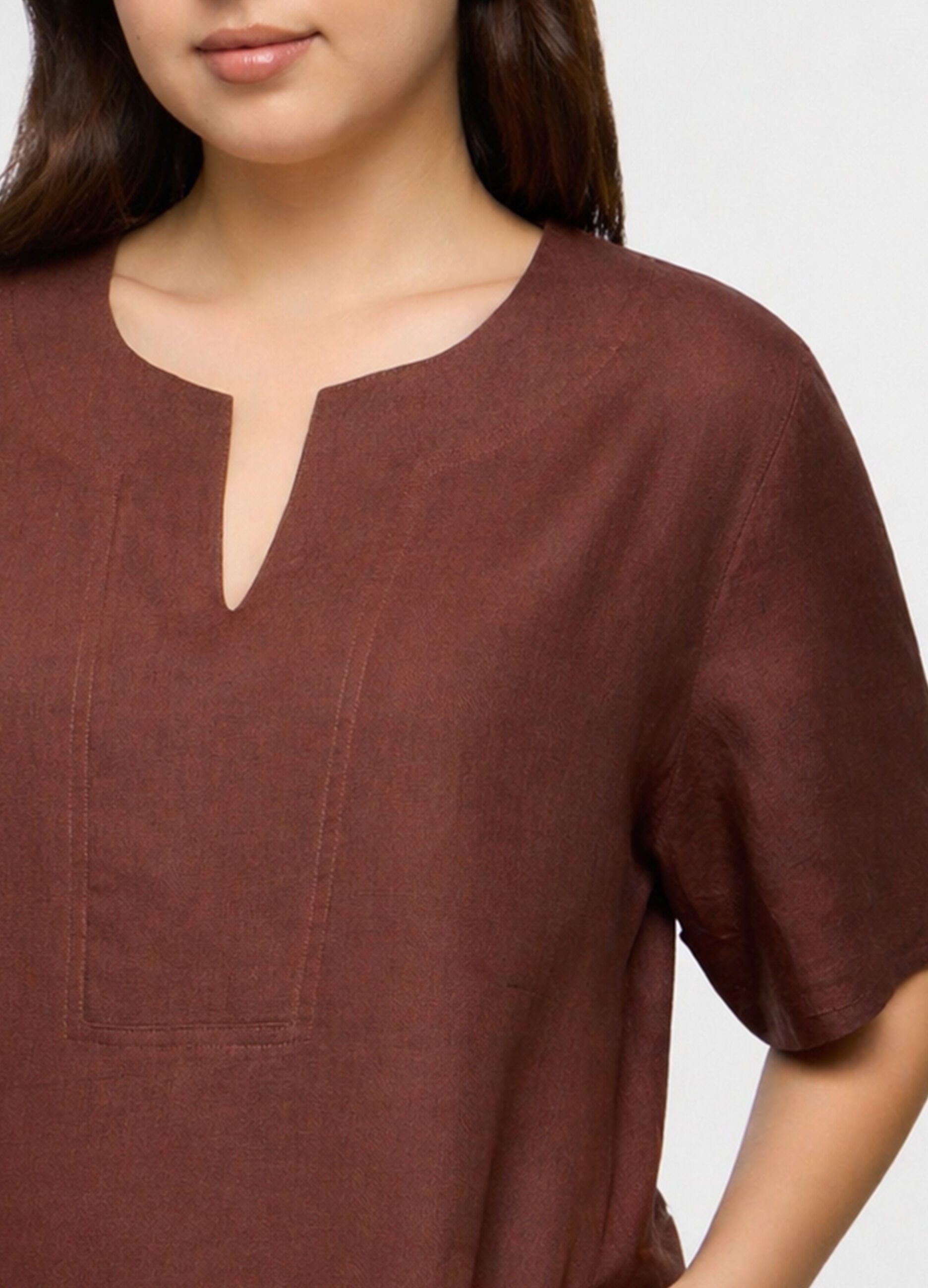 Abito in puro lino donna curvy_2