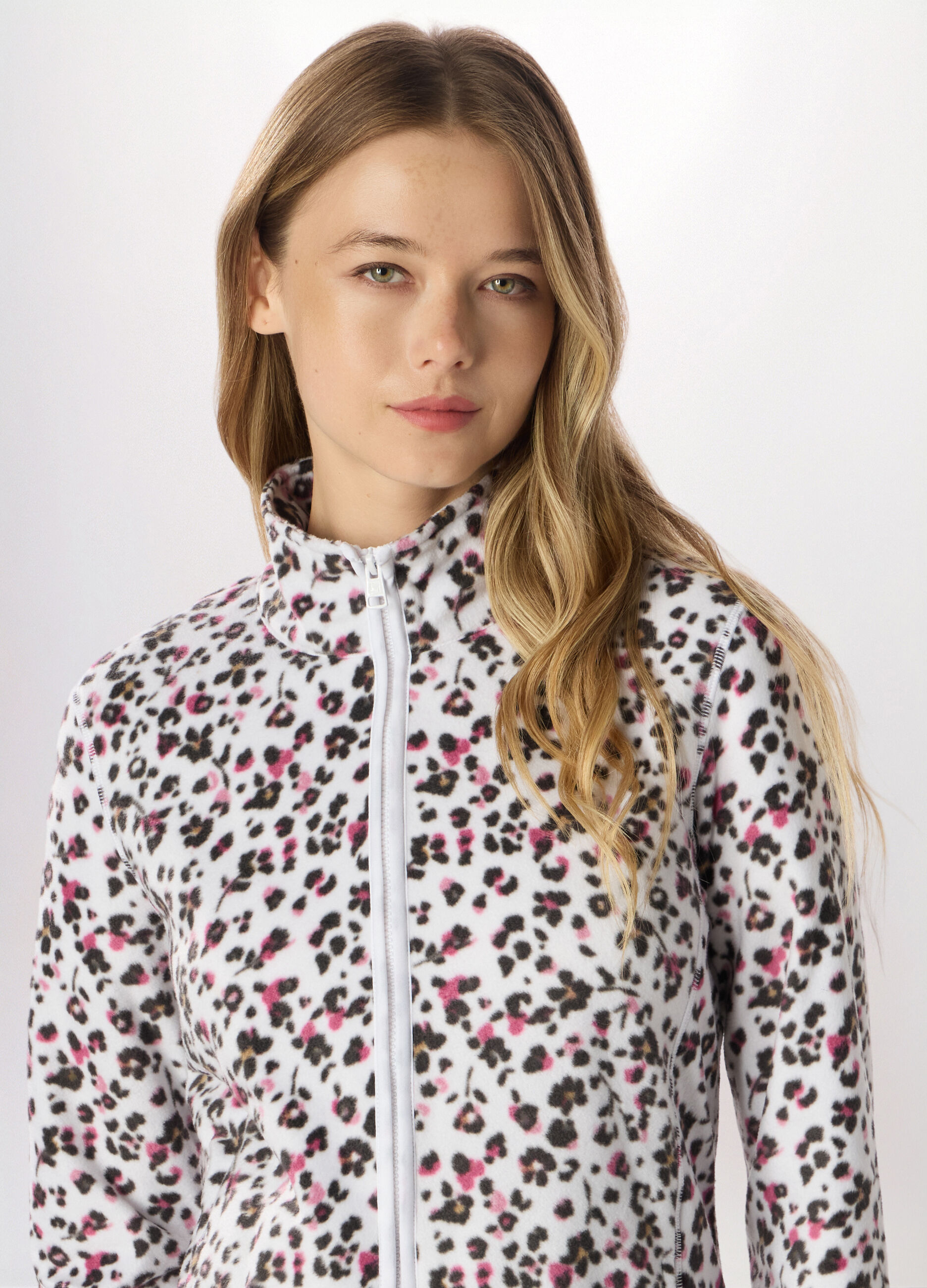 Felpa full zip in pile donna Holistic fitness_2