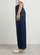 Pantaloni in denim di puro cotone wide leg donna_2