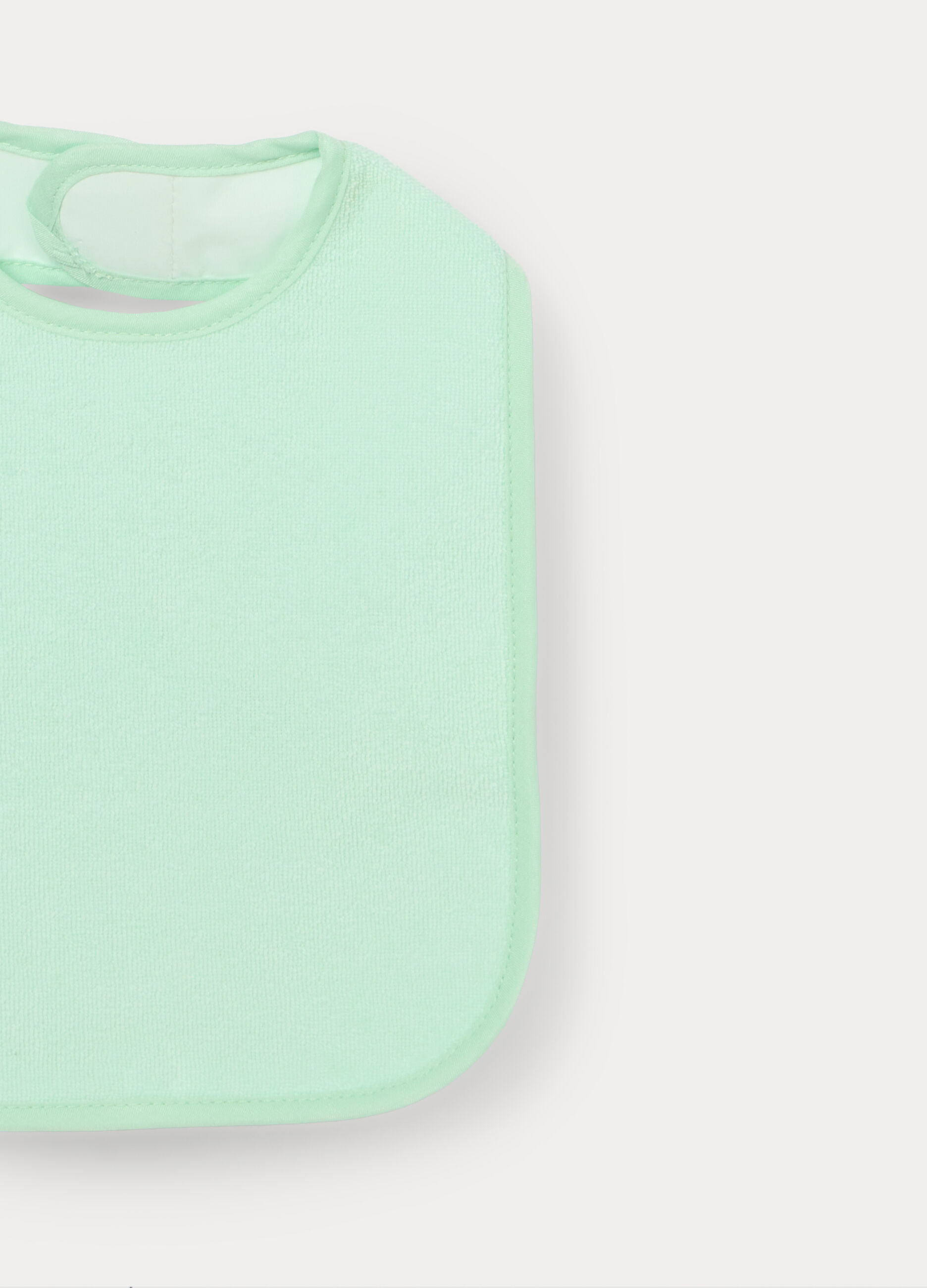 Pack 5 bavaglini in spugna di puro cotone neonata_2