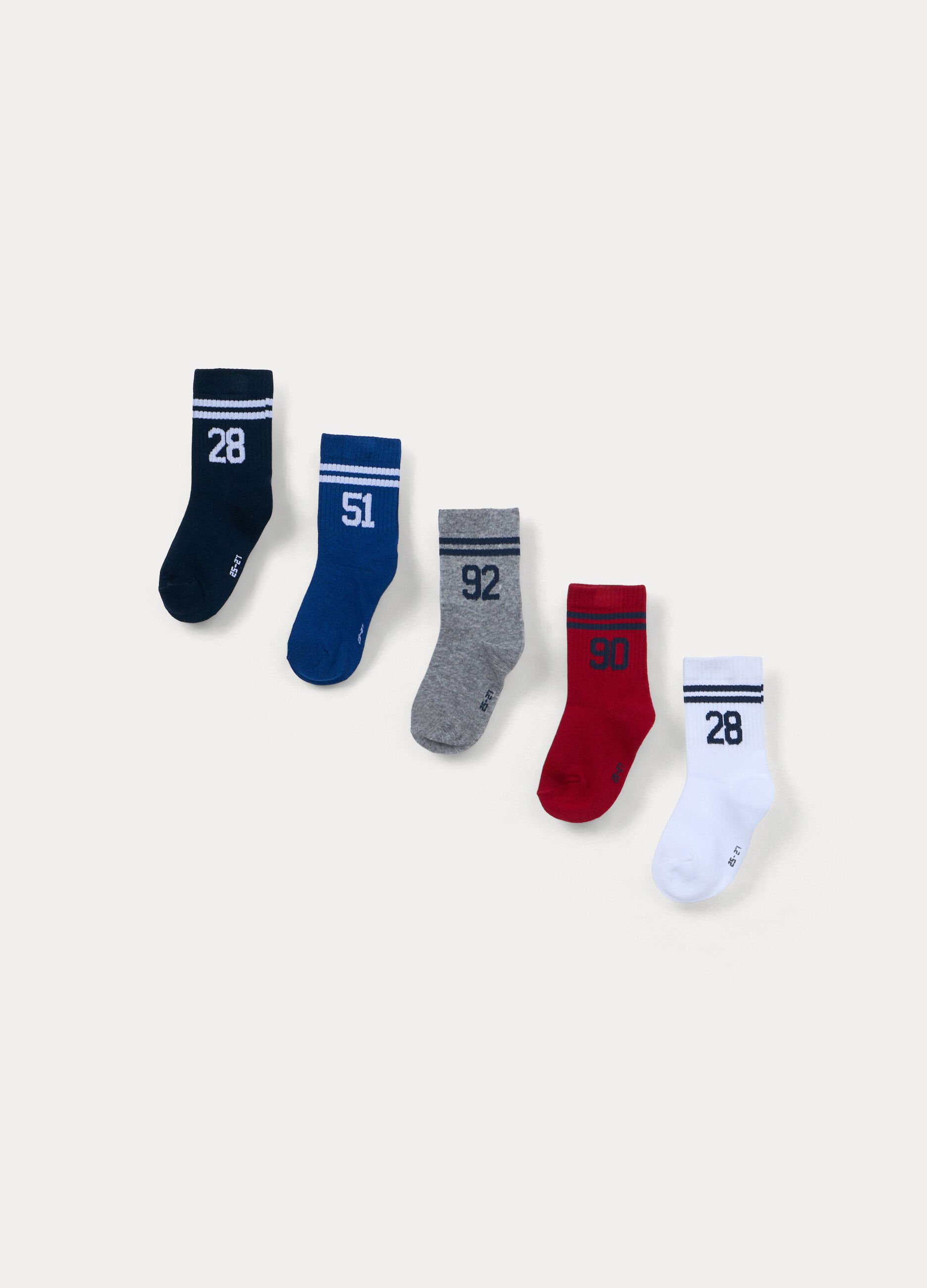 Pack 5 calze misto cotone _1