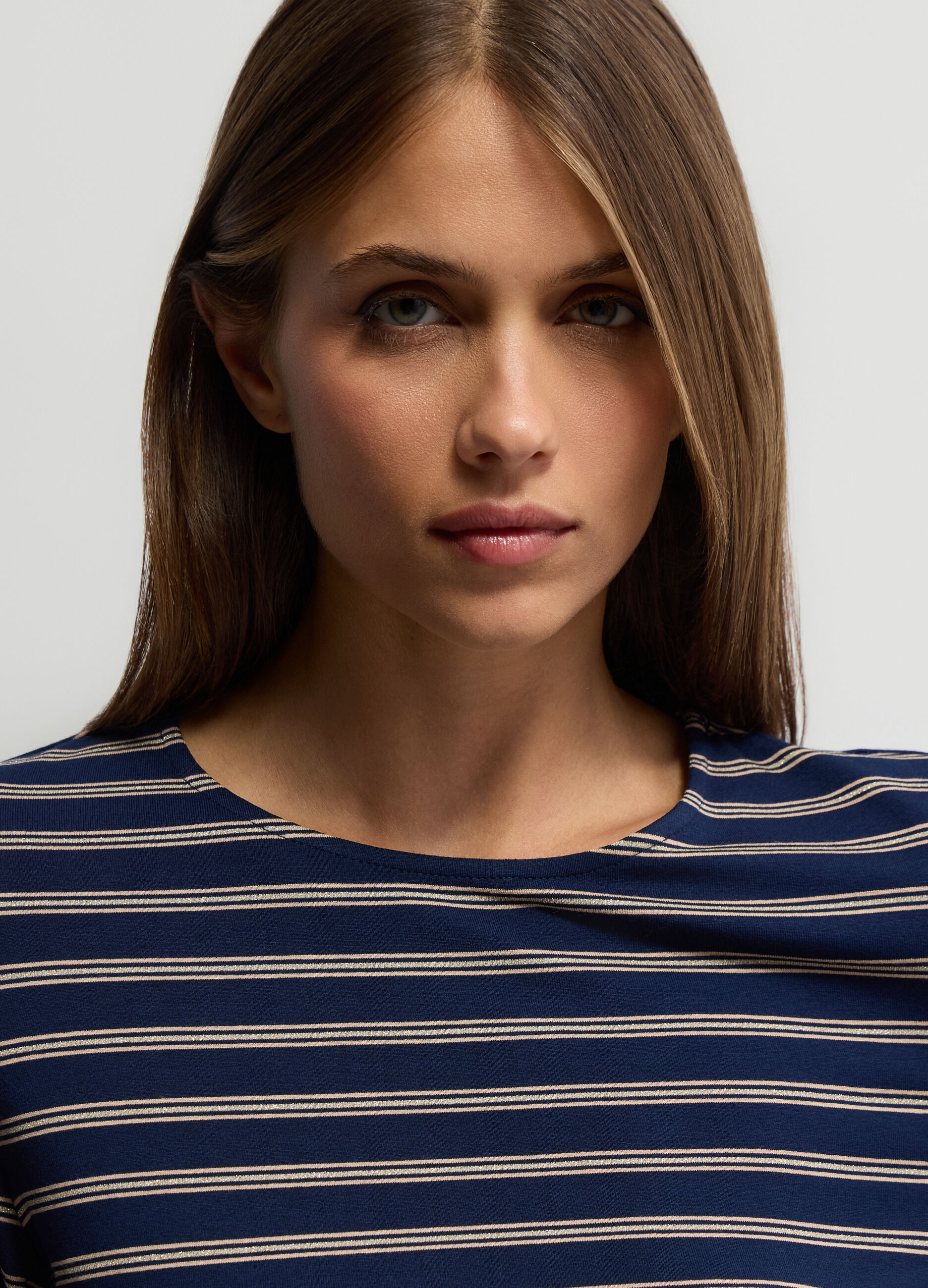 T-shirt girocollo donna_2