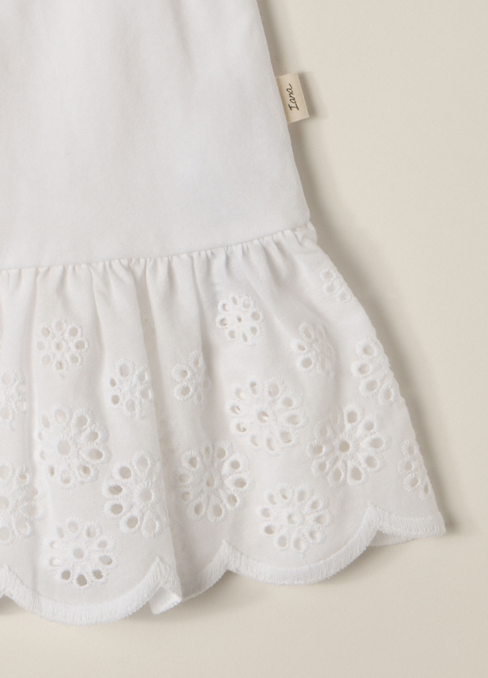 T-shirt in jersey di cotone stretch IANA neonata_1