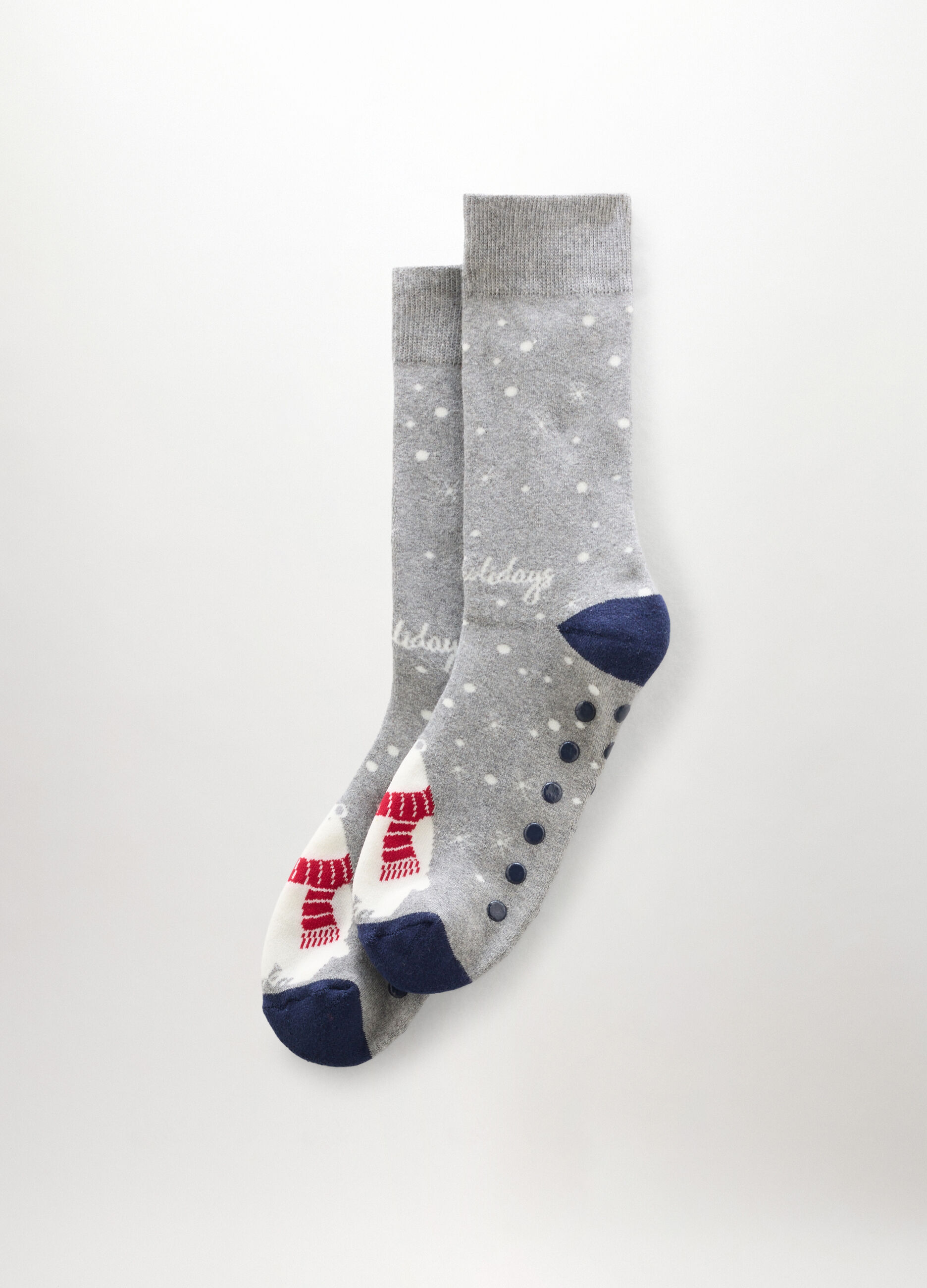 Calzini antiscivolo natalizi misto cotone uomo_0