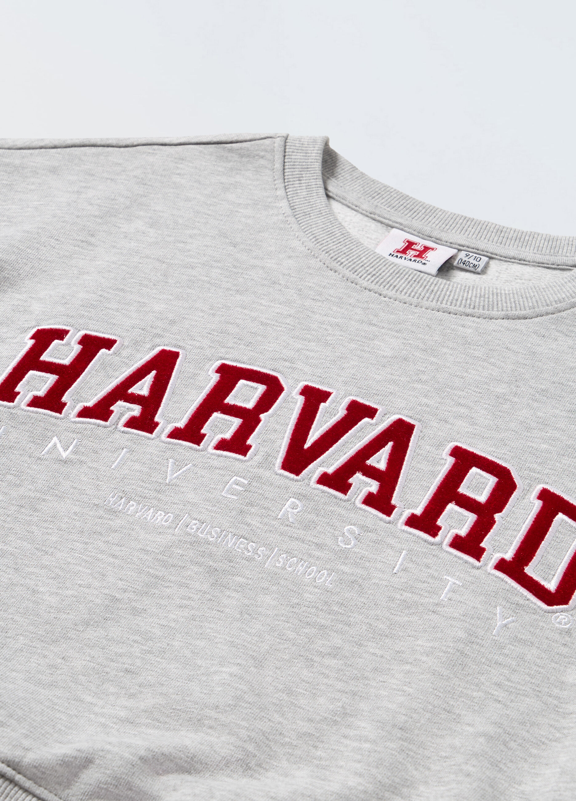 Felpa Harvard in cotone m&eacute;lange ragazza_1