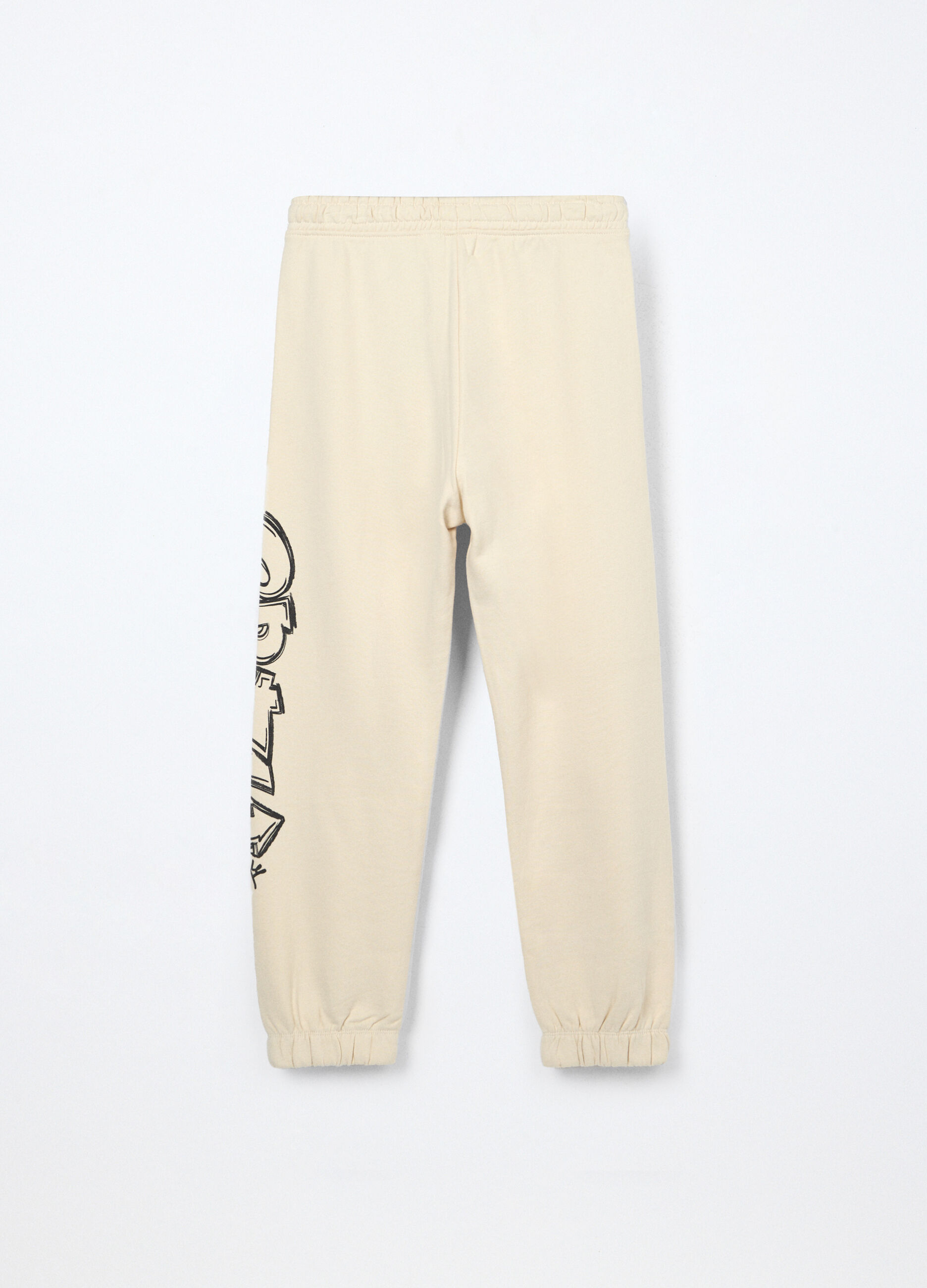 Jogger in felpa di puro cotone ragazzo_1