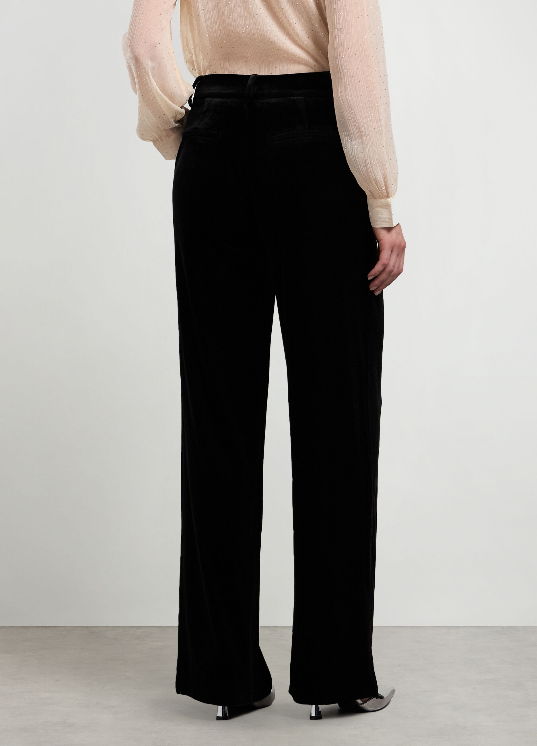 Pantaloni in velluto donna
