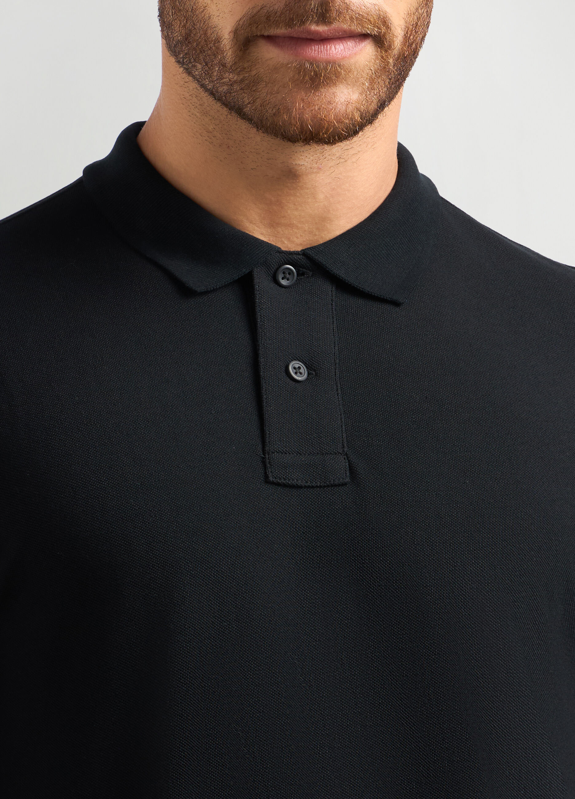 Polo in piquet di cotone uomo_2
