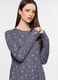 Top pigiama in costina stretch donna_2