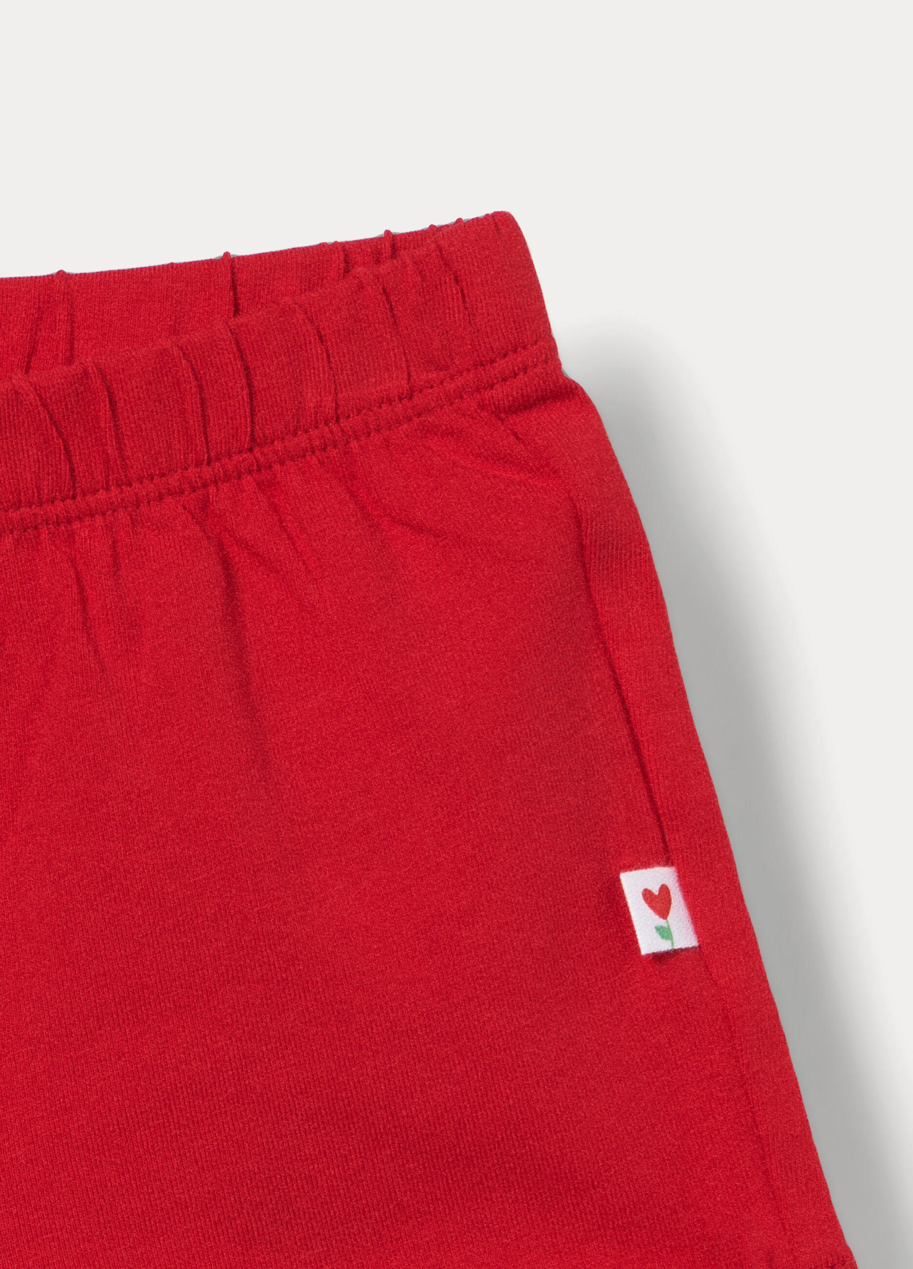 Shorts fit regular in jersey di cotone stretch neonata _1