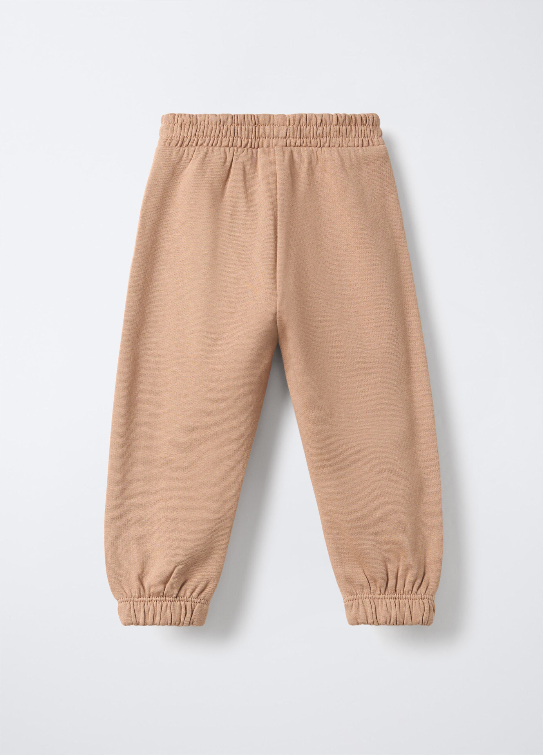 Jogger in puro cotone garzato Fit Regular bimba_1