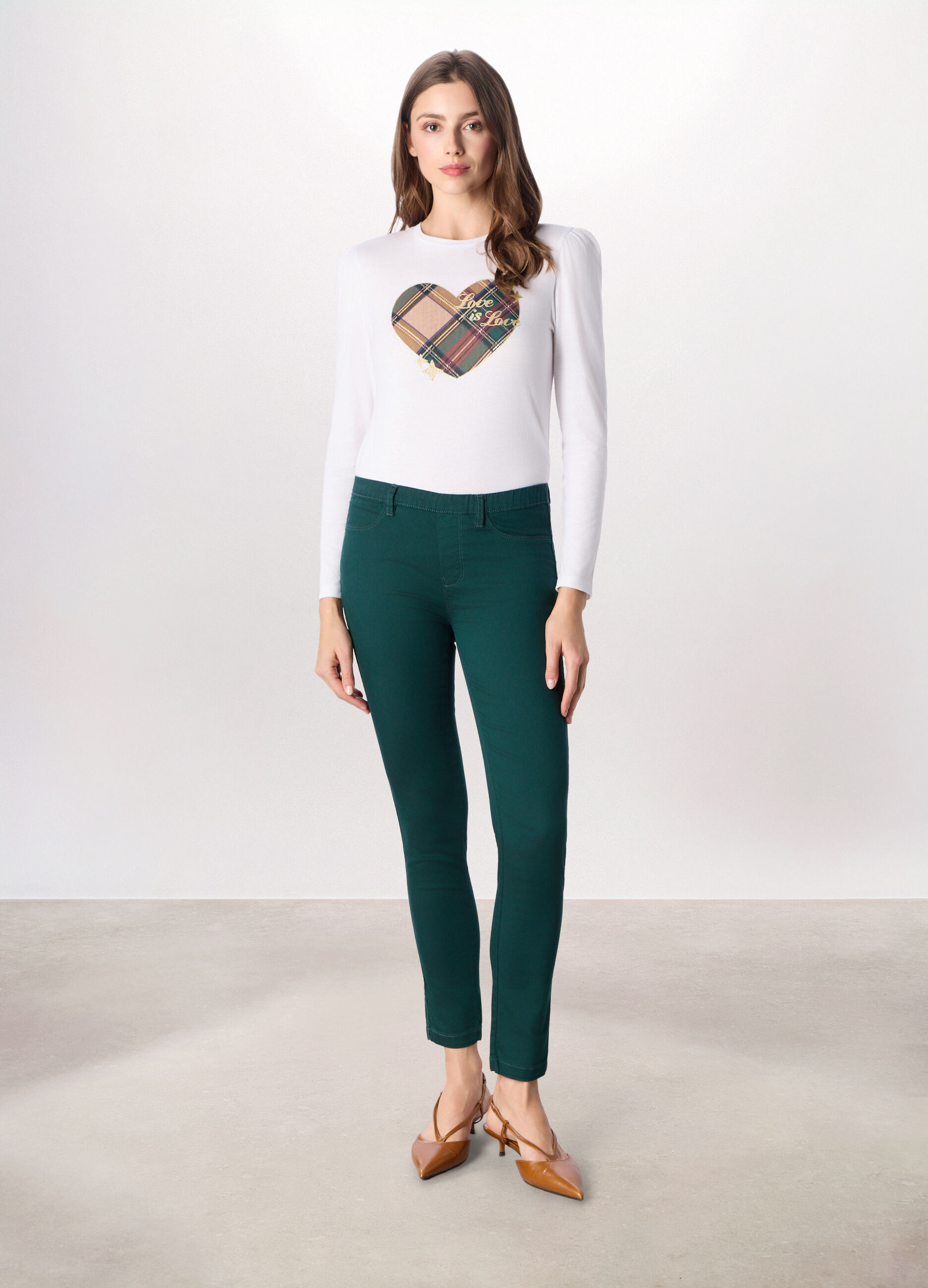 Treggings misto cotone donna_0