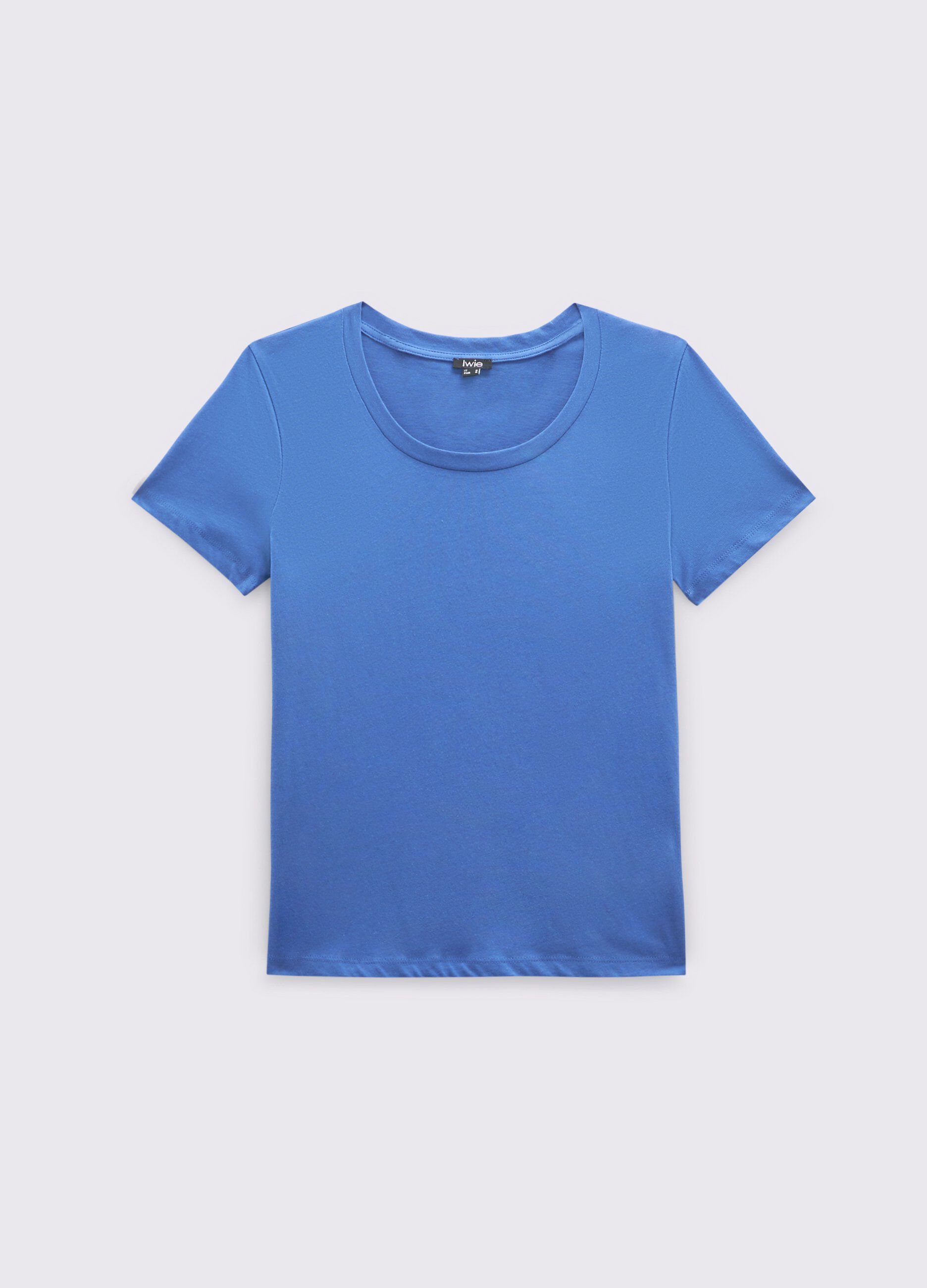 T-shirt in puro cotone donna_0