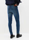 Jeans skinny fit in denim di cotone stretch uomo_1