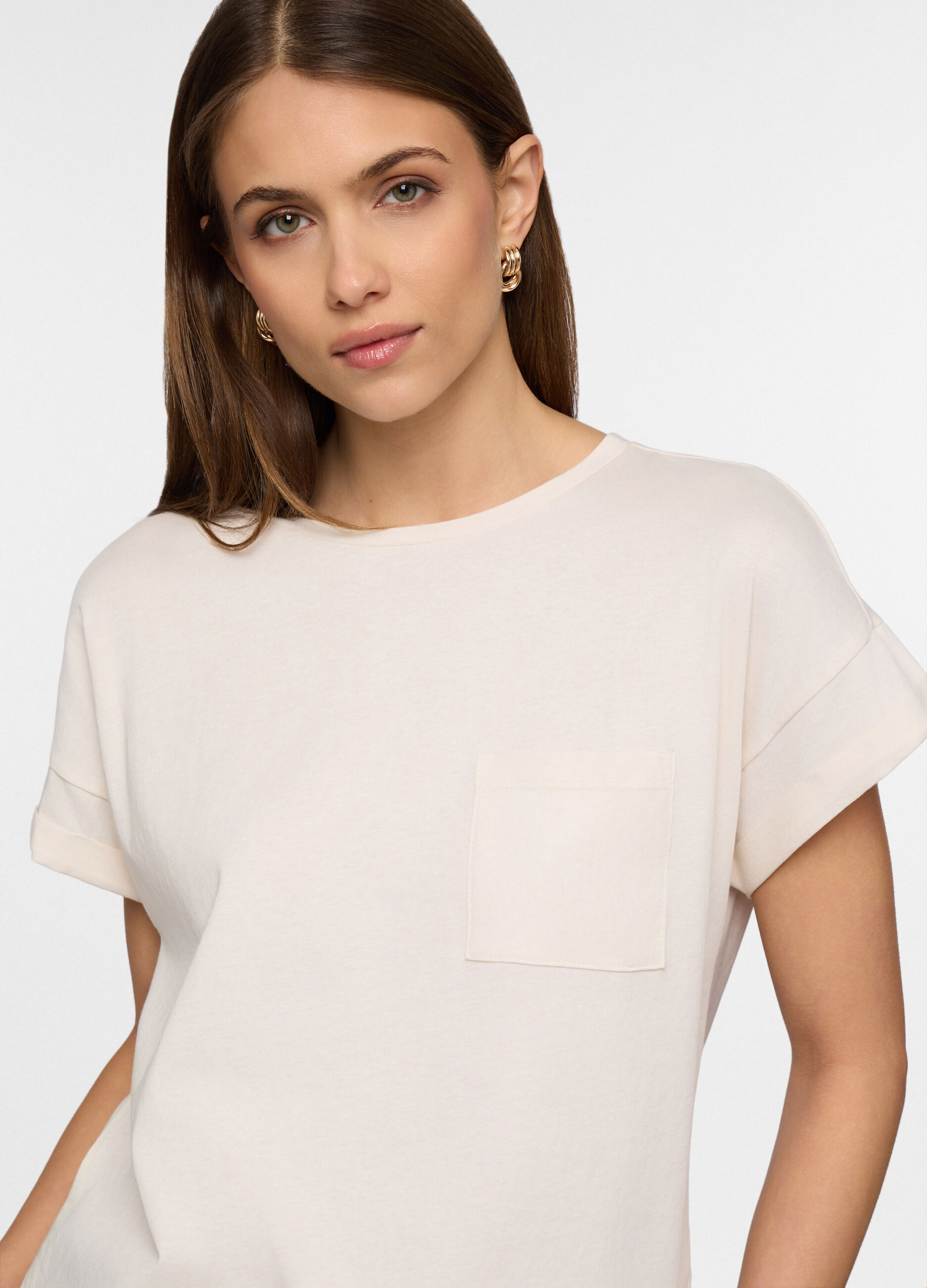 T-shirt girocollo donna_2