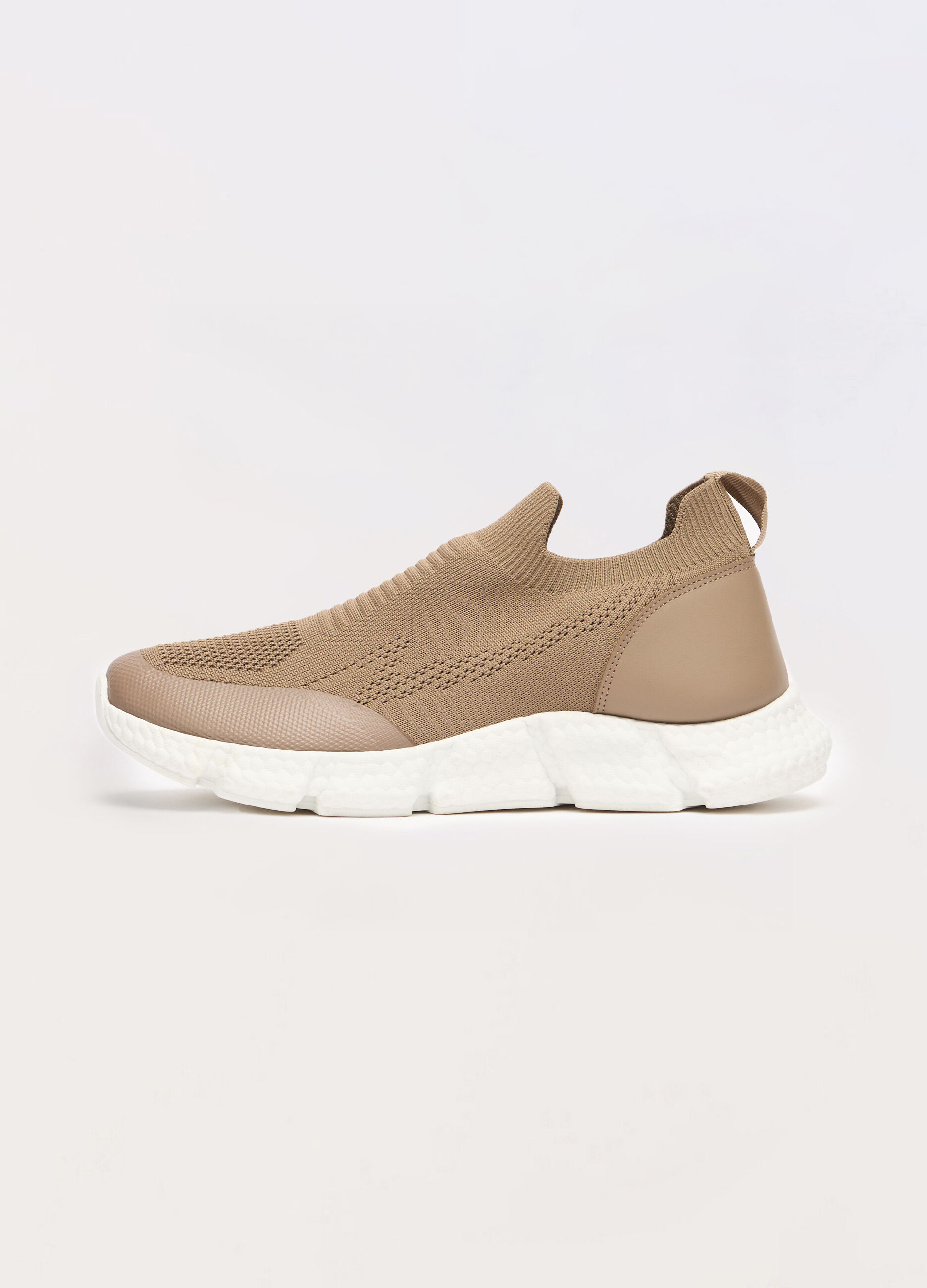 Sneaker slip-on in maglia uomo_0