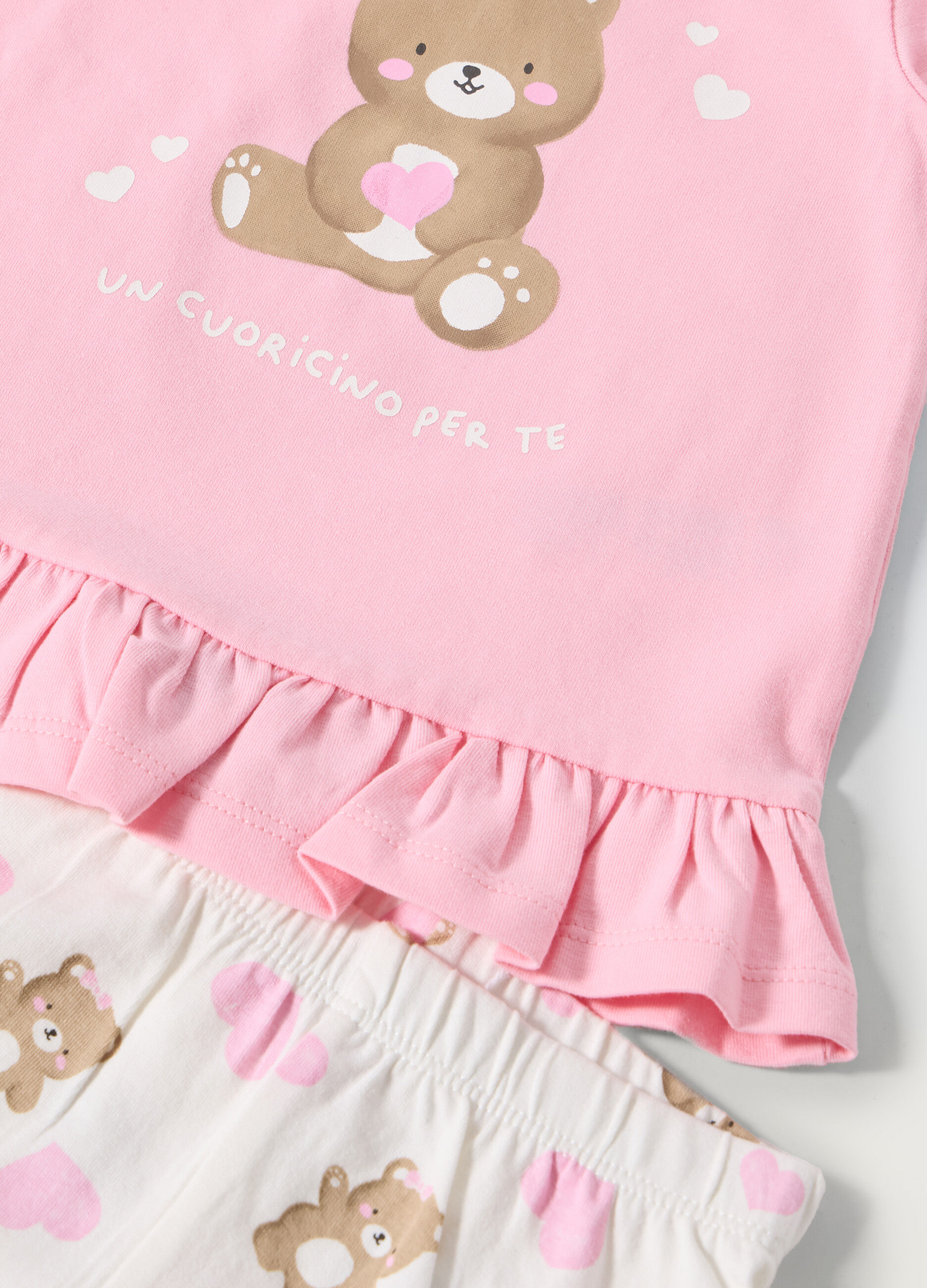 Jogging set in cotone stretch neonata_1