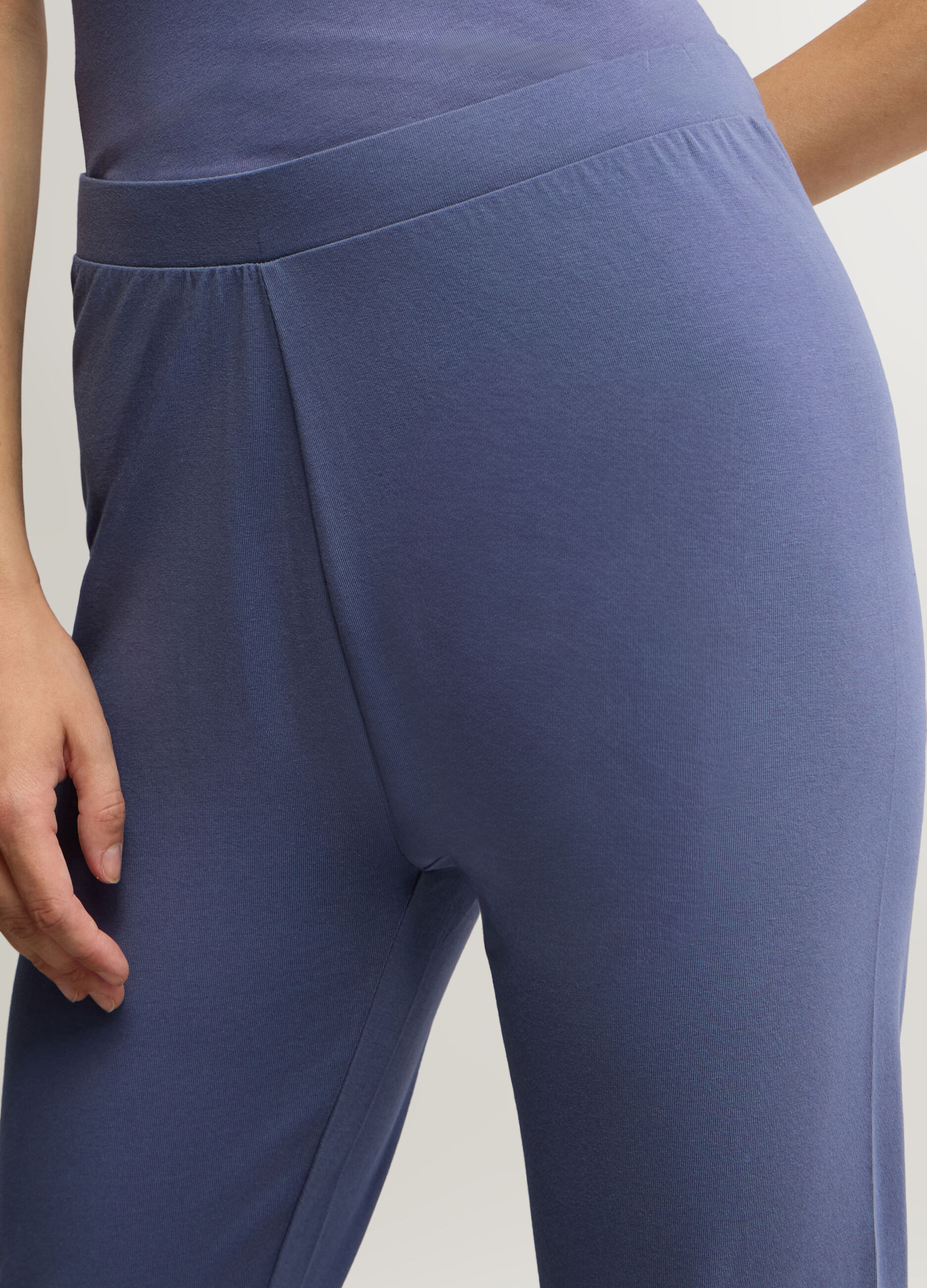 Leggings Slim Fit in jersey di cotone stretch donna_3