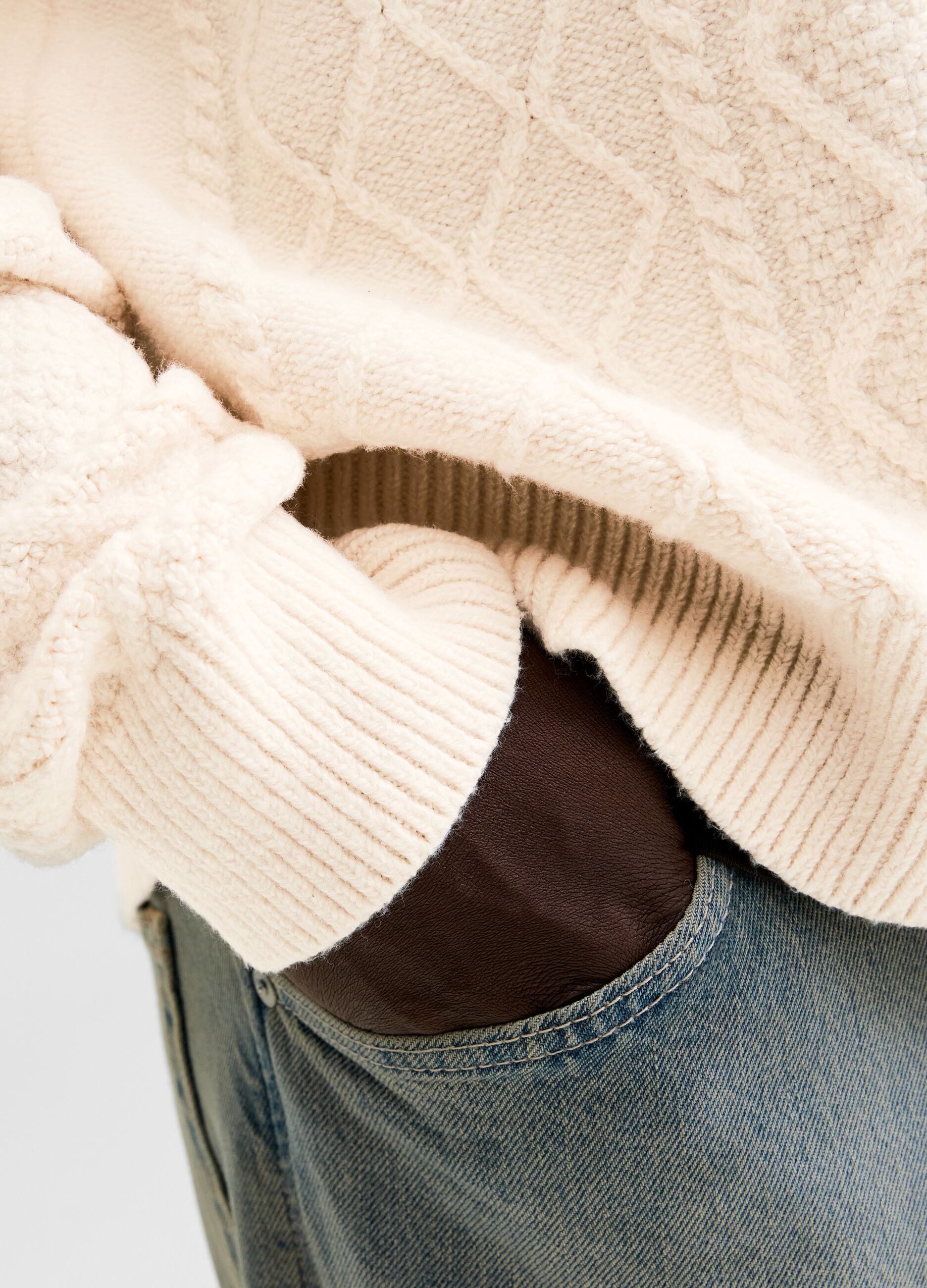 Maglione a rombi uomo