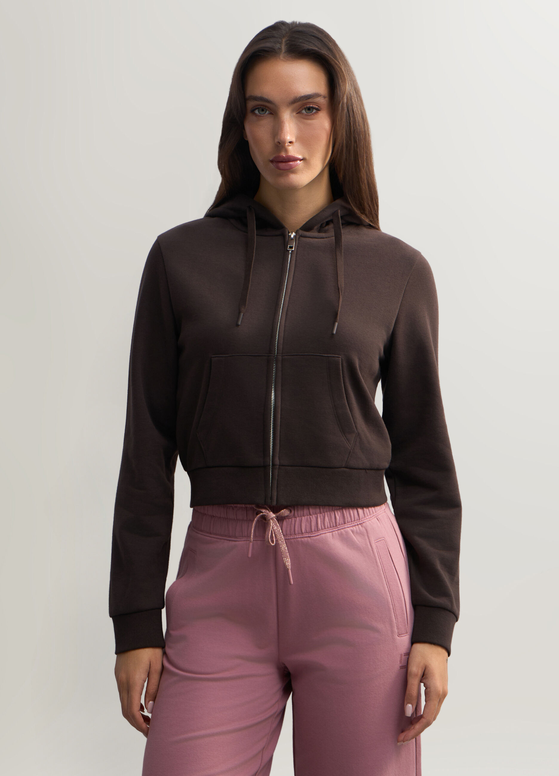 Felpa Fitted misto cotone donna_0