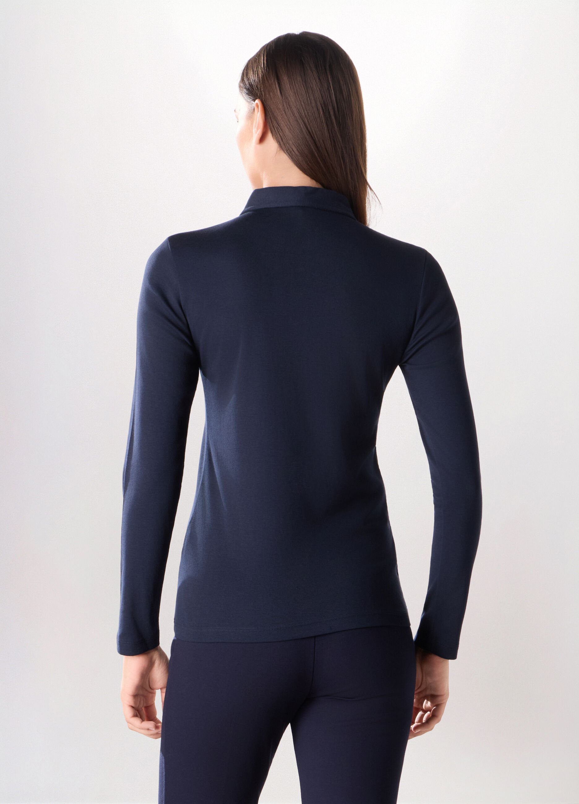 Polo in pura viscosa donna_1