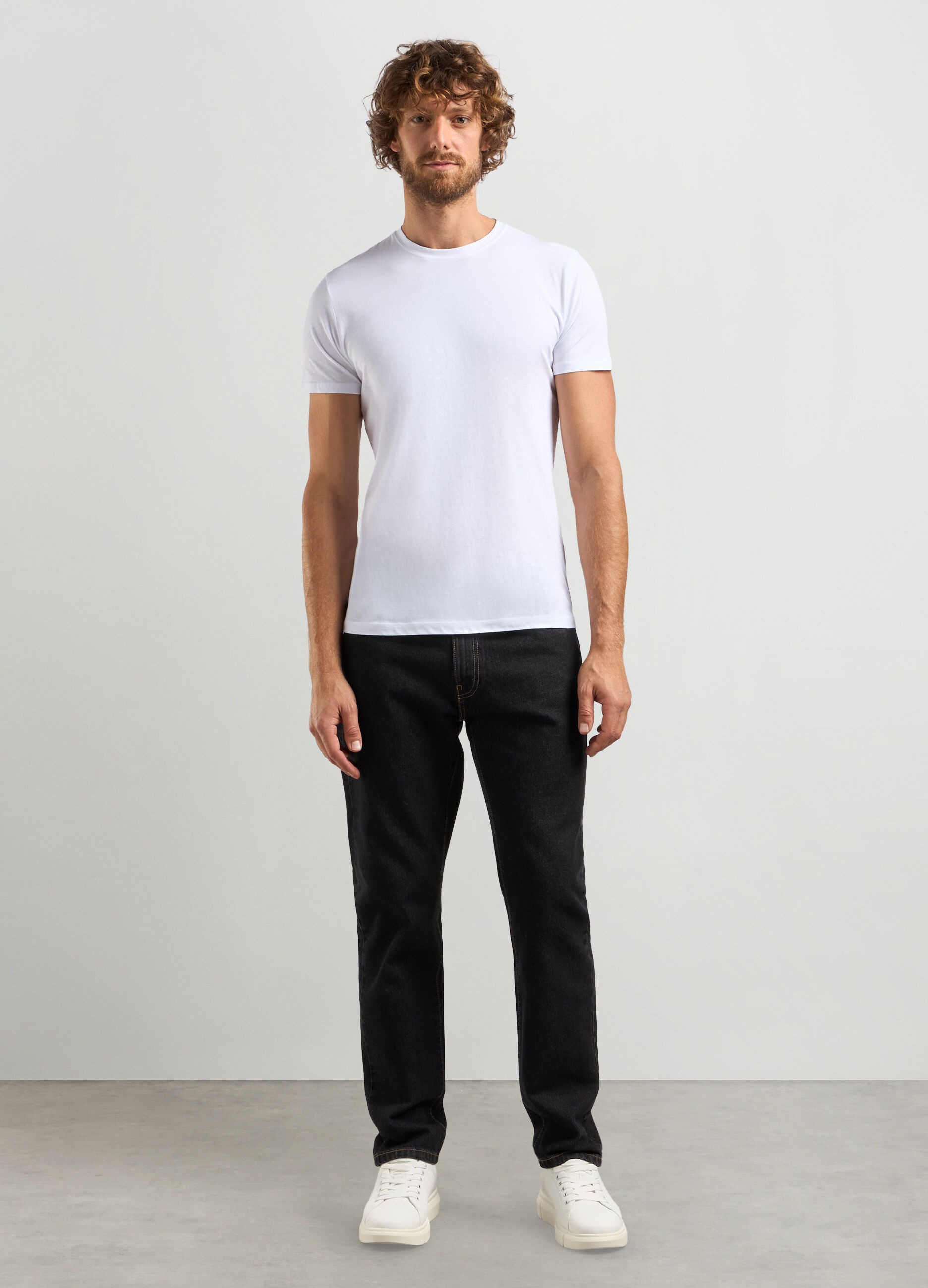 Jeans in cotone slim fit uomo