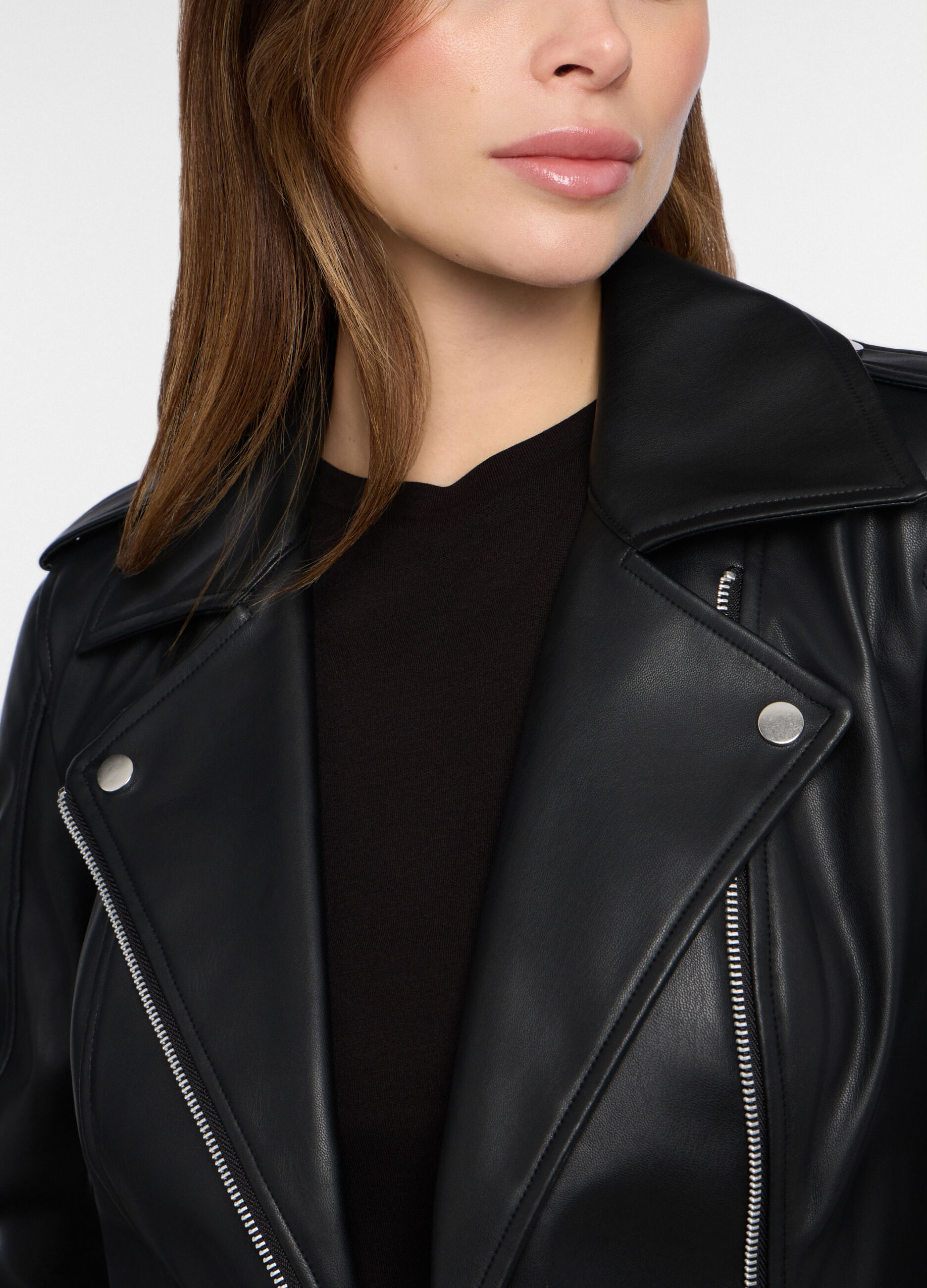 Giacca in eco pelle donna_2