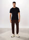 Jogger slim in puro cotone uomo_0