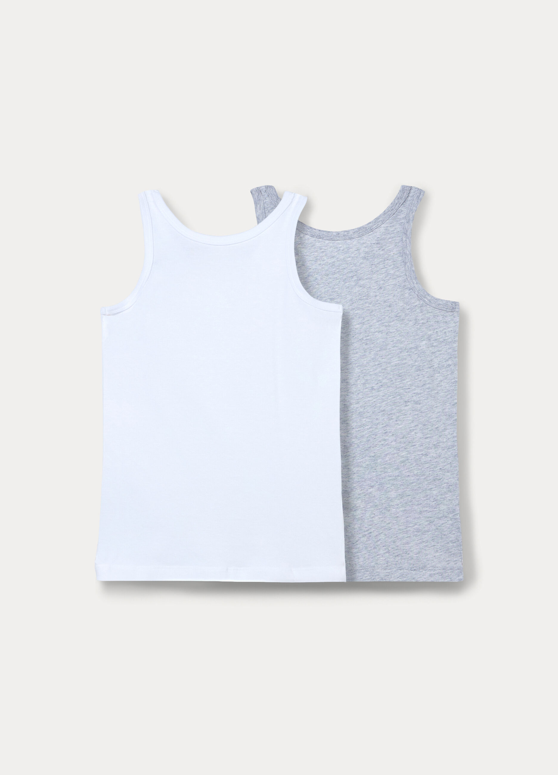 Pack 2 canotte in jersey di puro cotone ragazzo_1