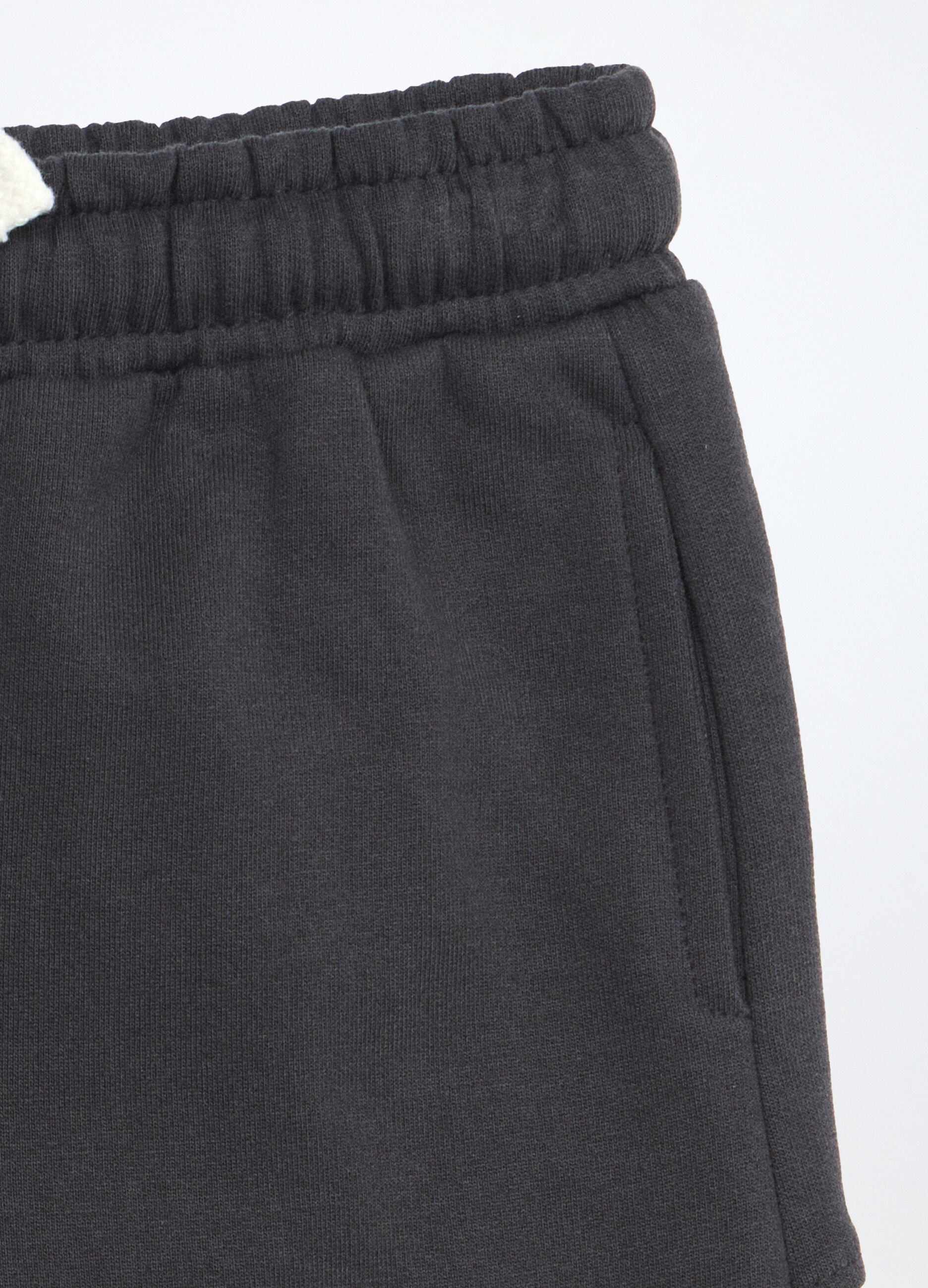 Jogger in puro cotone fleece neonato_2