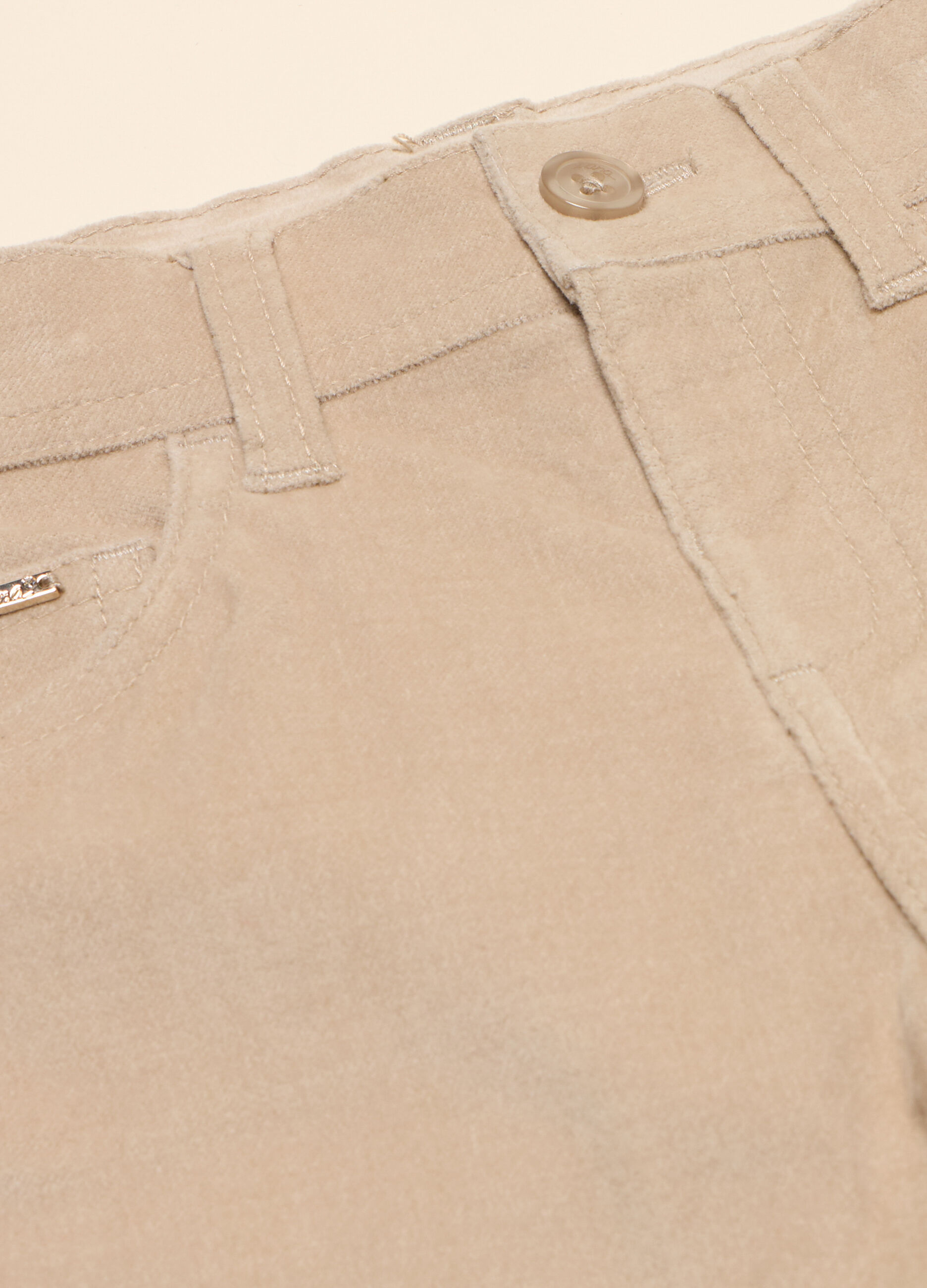 Pantaloni velour di cotone stretch_1