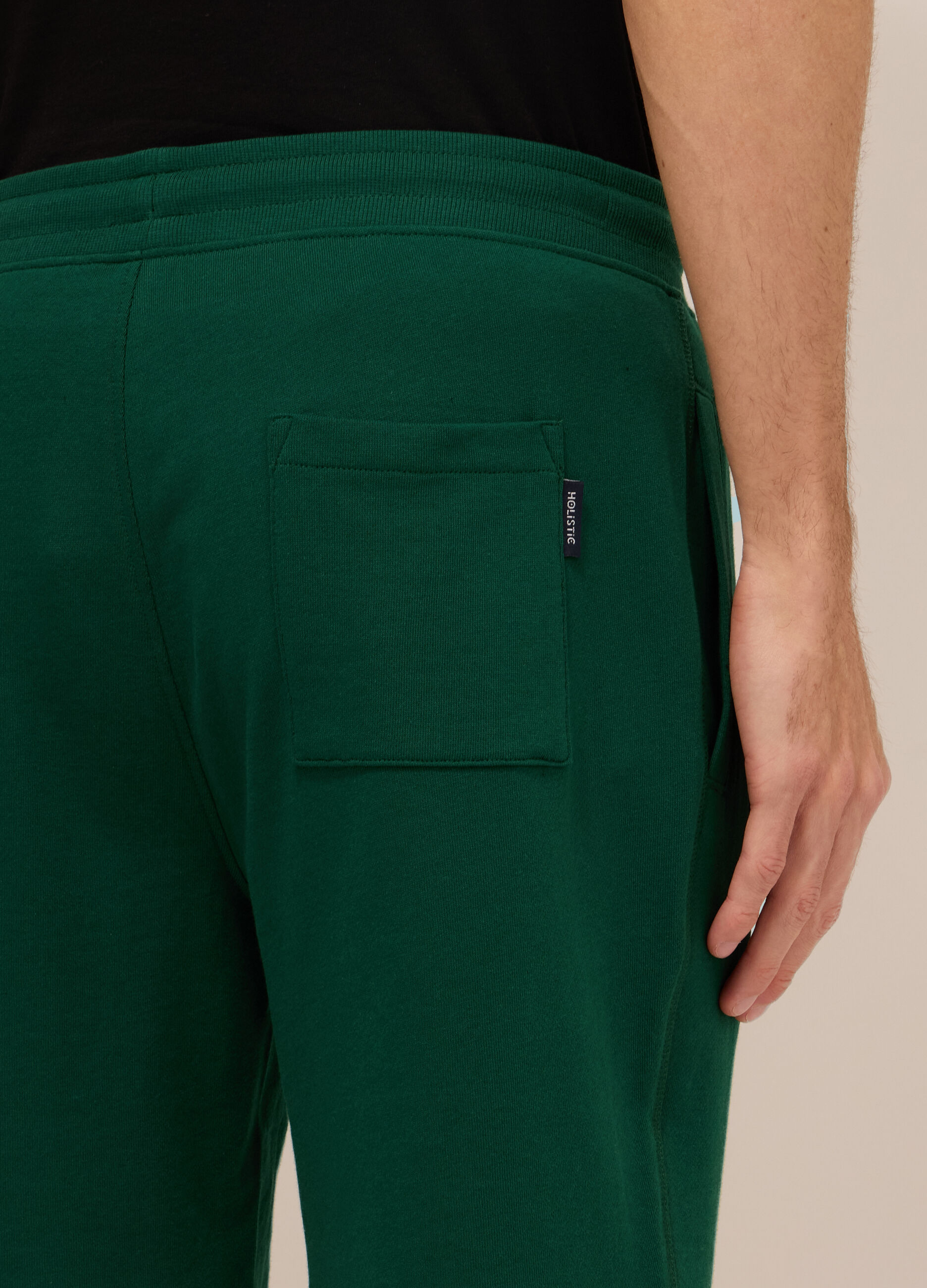 Jogger regular in puro cotone uomo_2