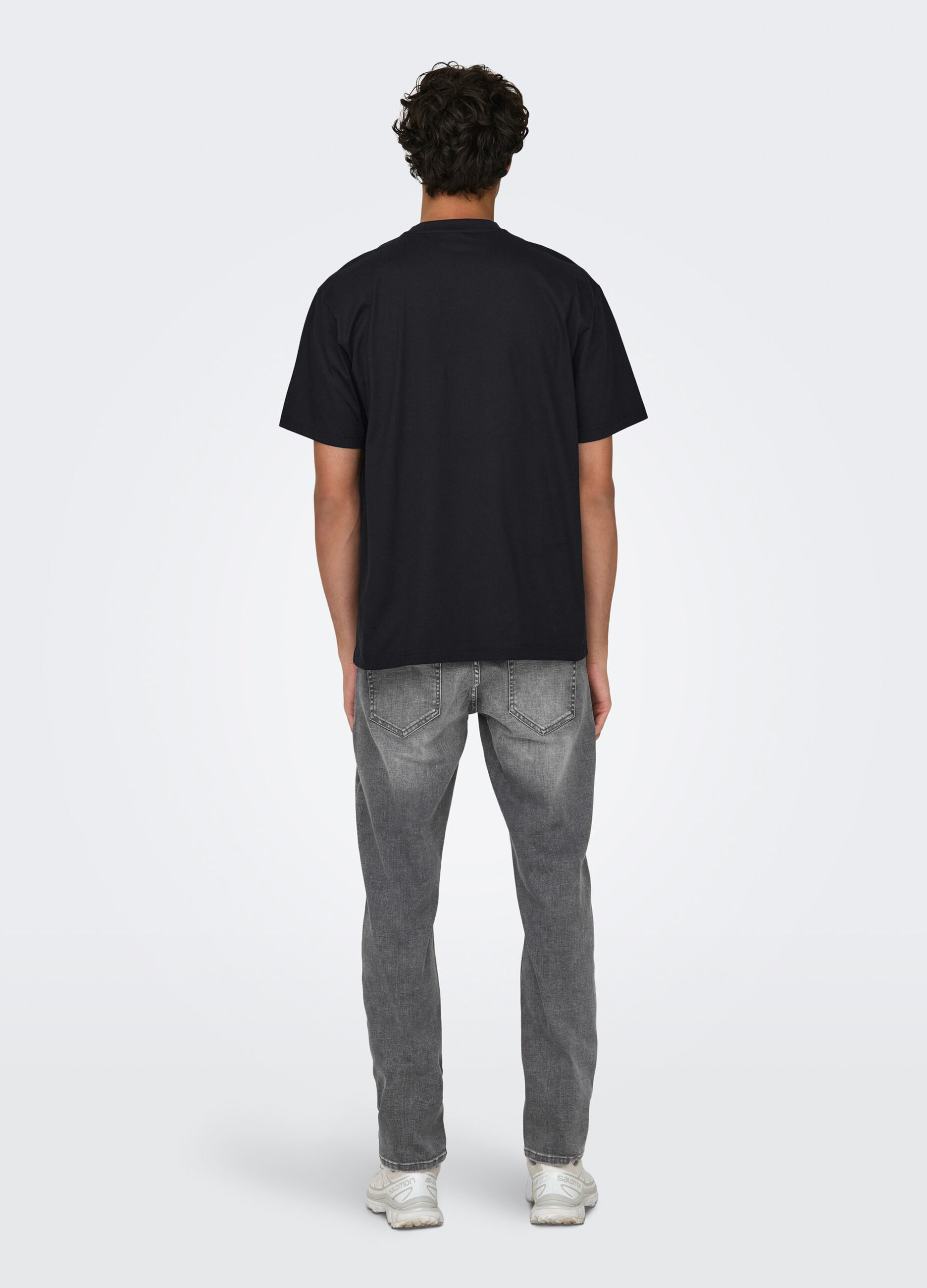 T-shirt girocollo in jersey uomo_1