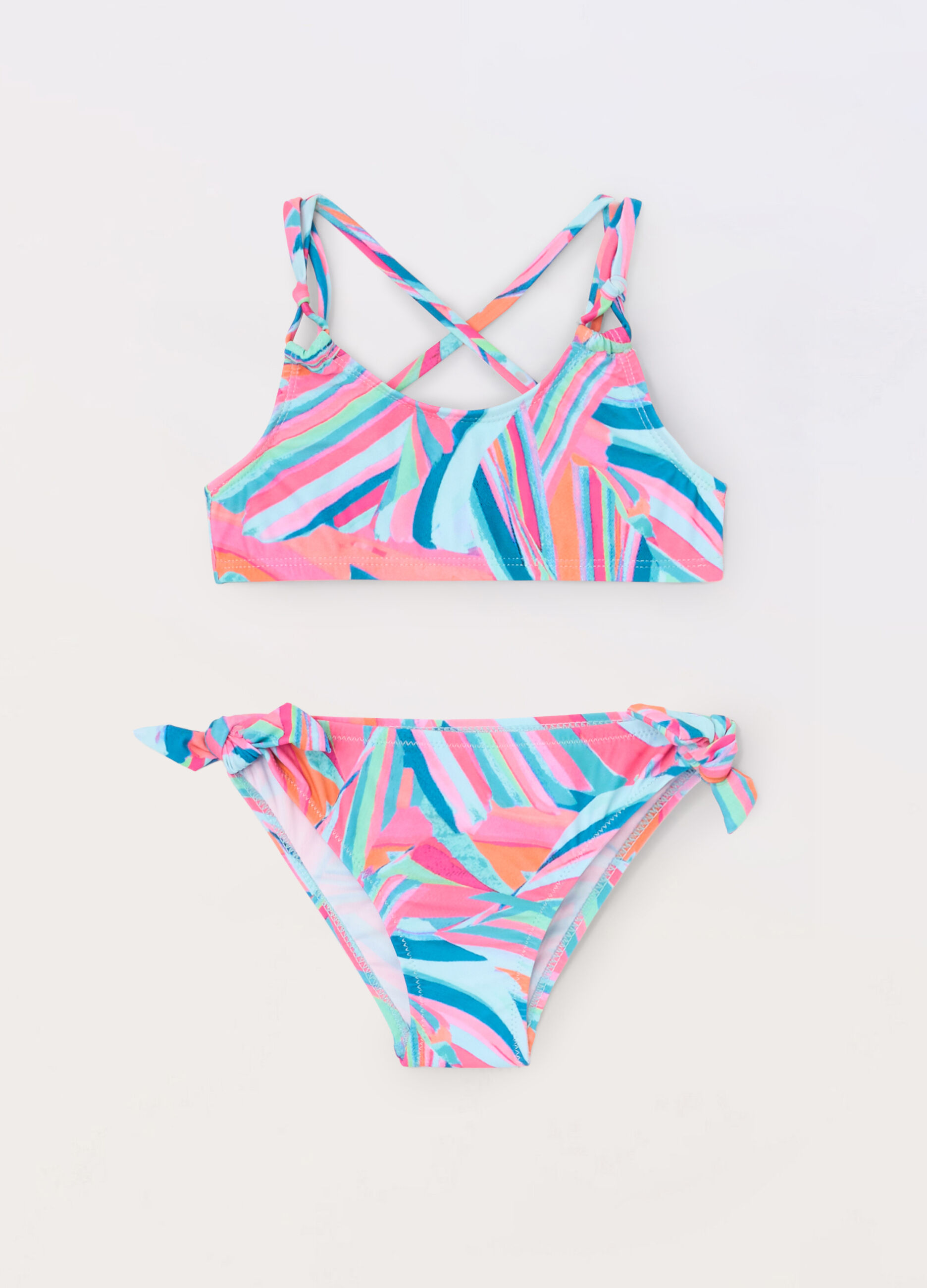 Bikini con stampa bambina