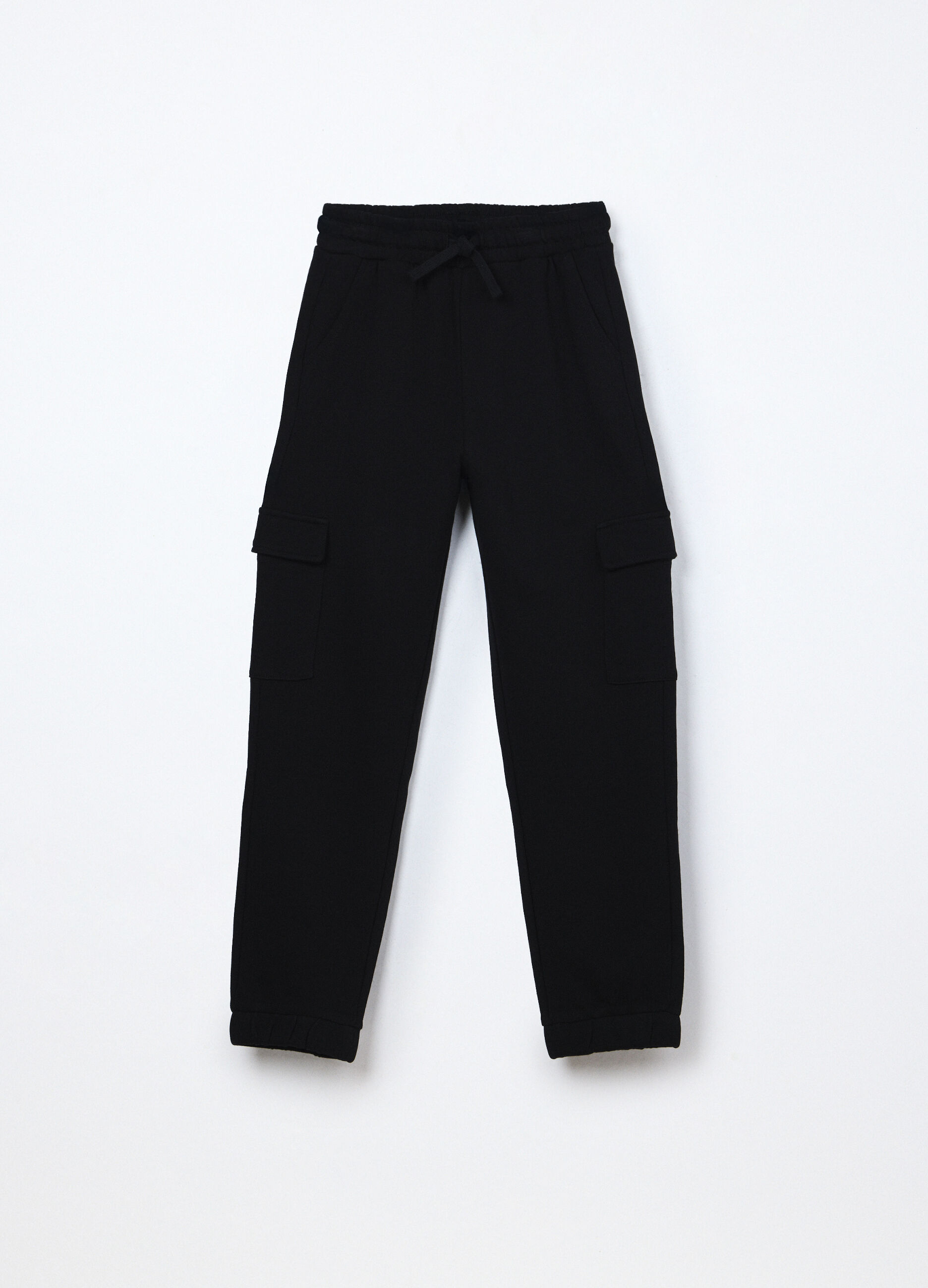 Jogger in french terry di puro cotone ragazza_0