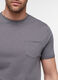 T-shirt in cotone con taschino uomo_2